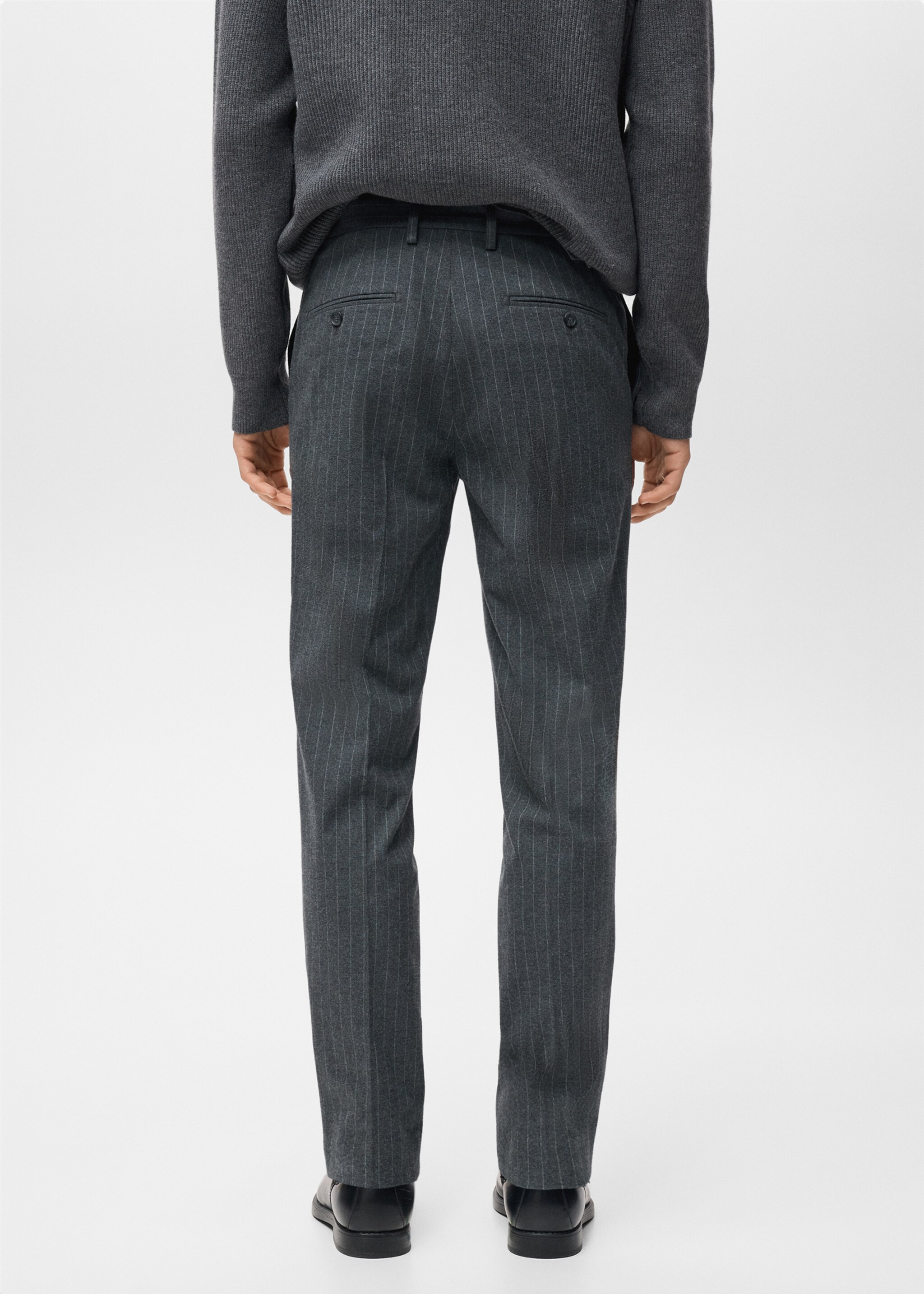 Trousers brest - Reverse of the article, Medium Heather Grey. Ref: 17047885-00.