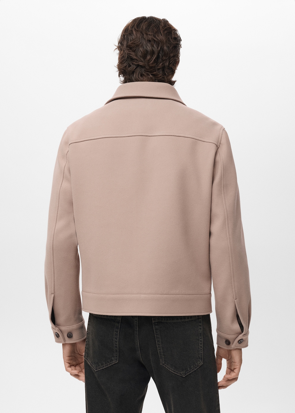 ジャケット・アウター WOOL CARAMEL PIQUET Set Up Frame Textured Wool Zip-Up Shirt Jacket | Saks Fifth Avenue