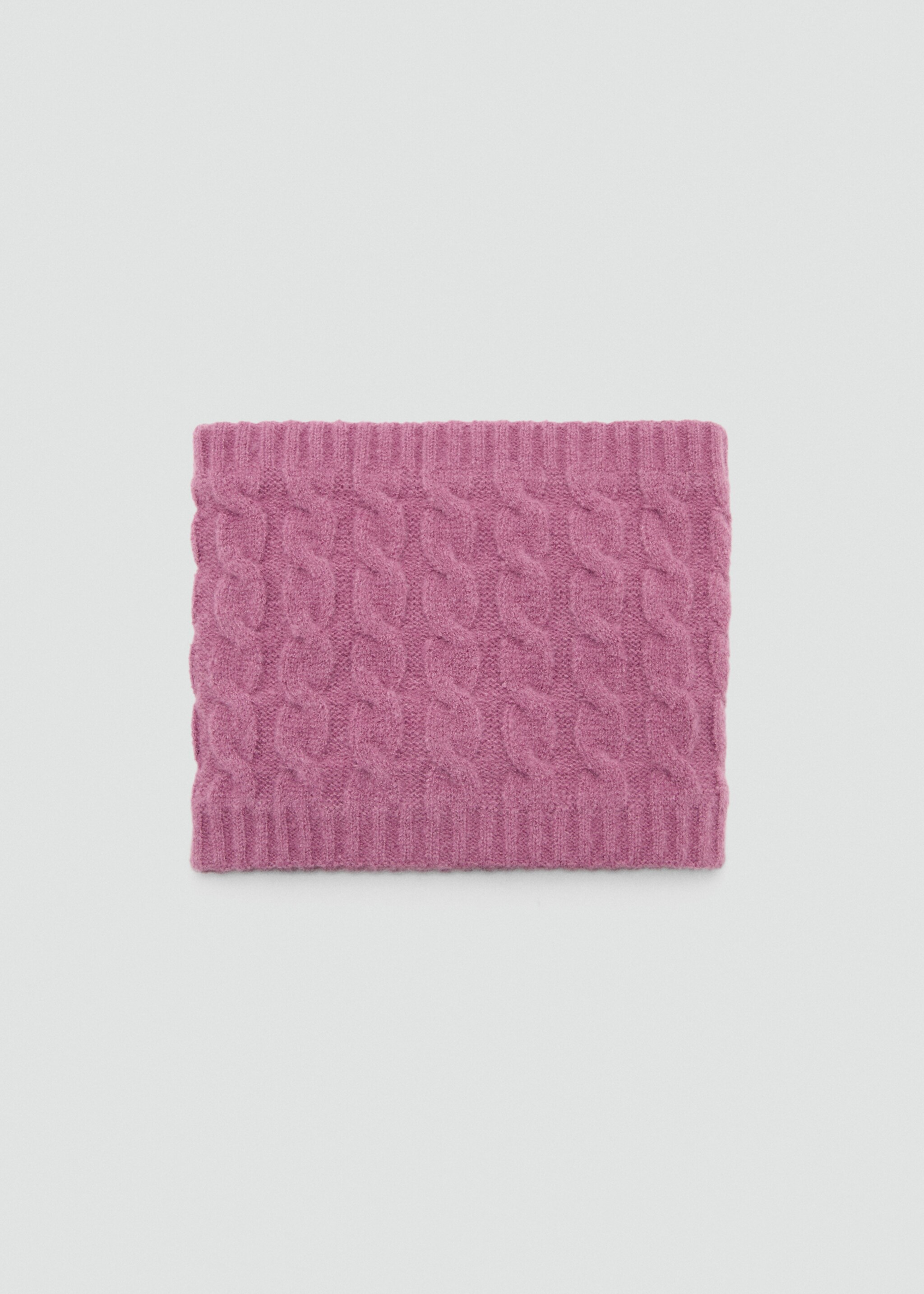 Knit scarf - Article without model, Strawberry. Ref: 17047893-00.