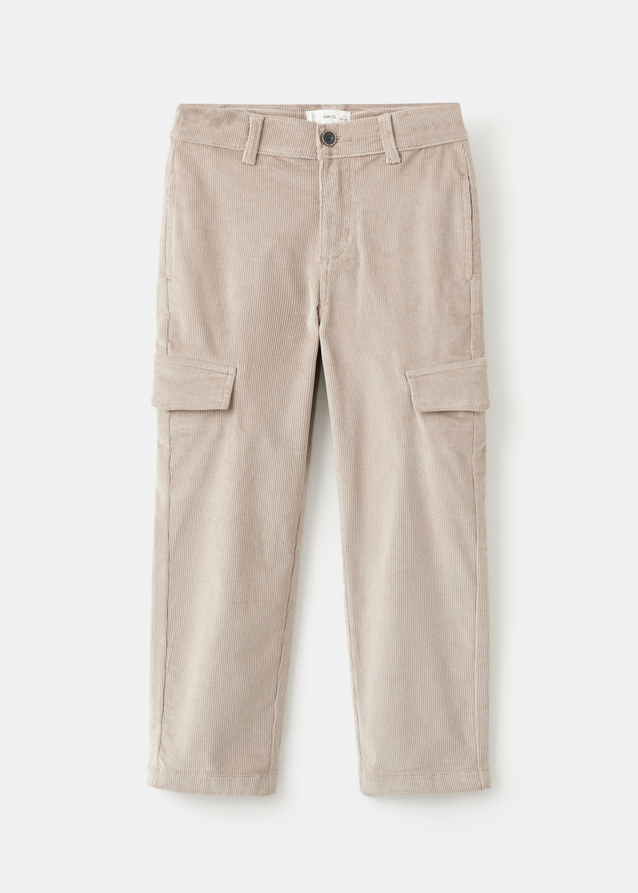 Corduroy cargo trousers - Article without model, Sand. Ref: 17047894-00.