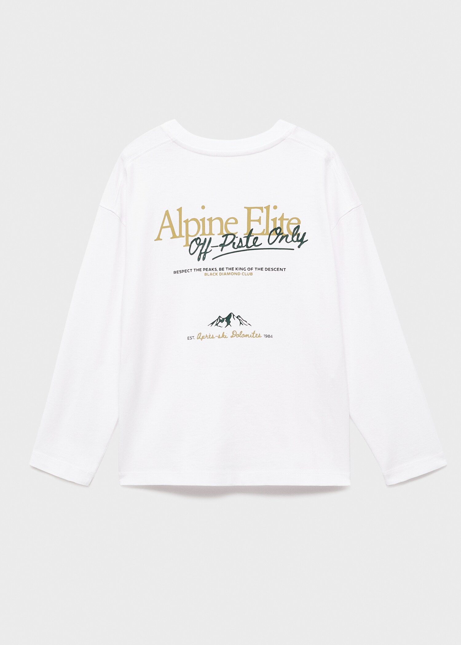 T-shirt elite - Reverse of the article