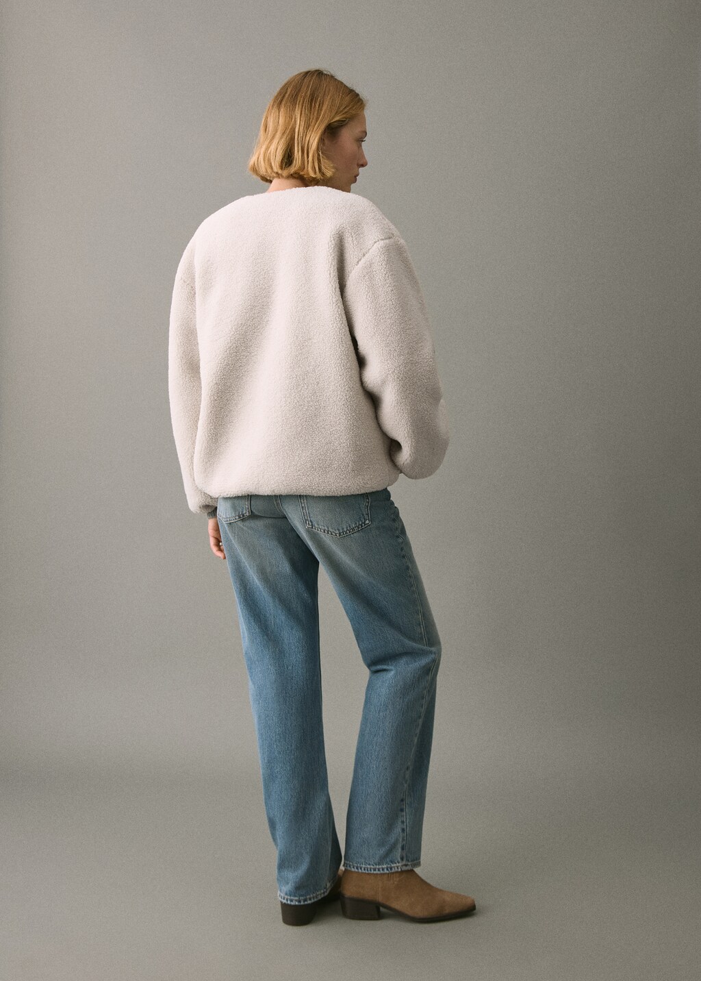 Shearling-effect jacket