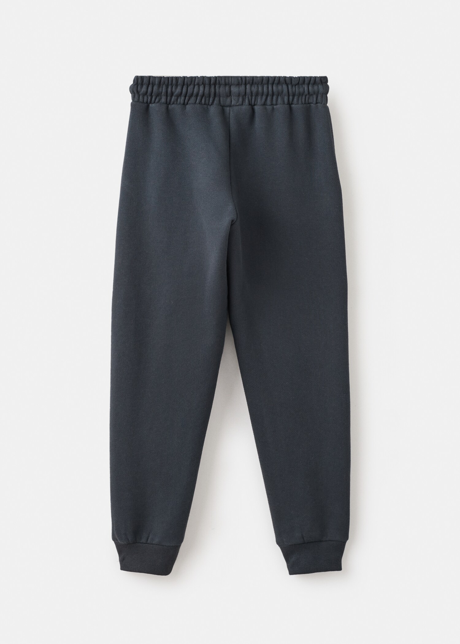 Cotton drawstring joggers - Reverse of the article