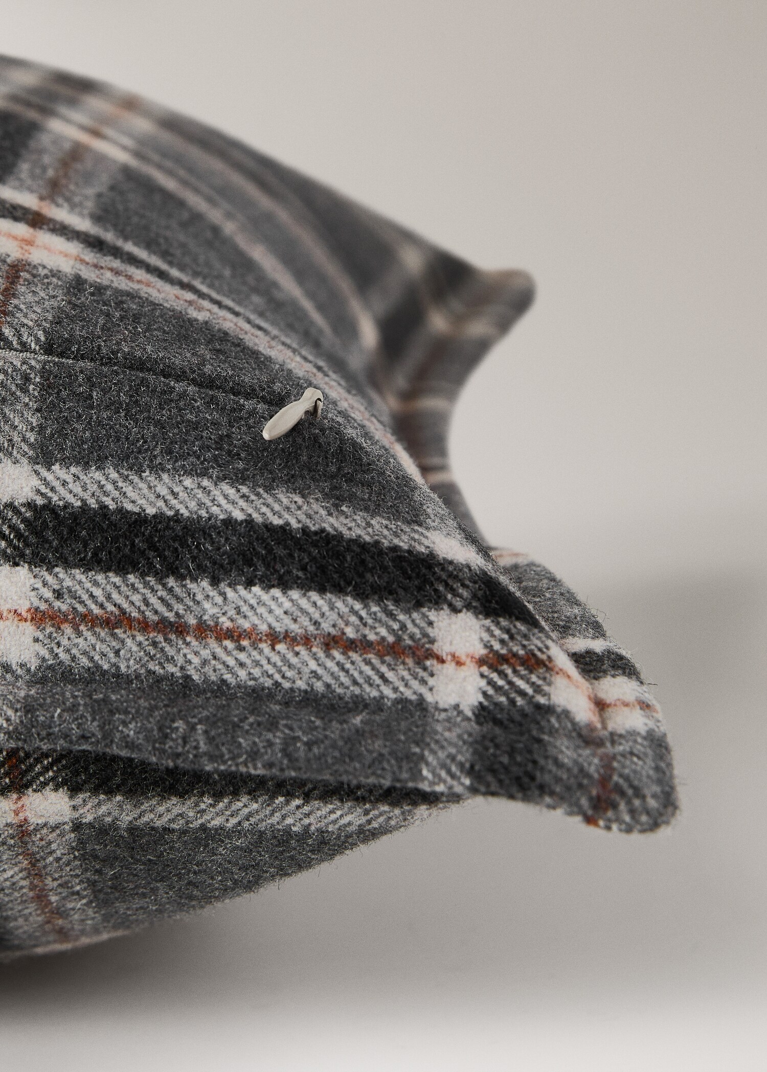 Wool check cushion cover 40x60 cm - Details of the article 3
