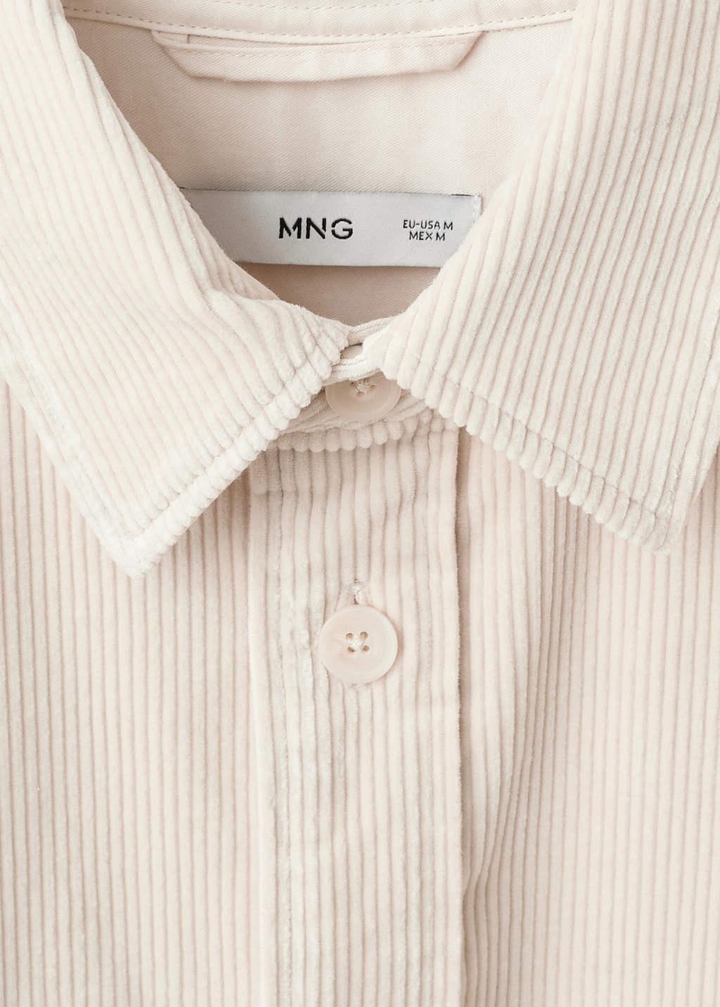 Corduroy overshirt with pockets