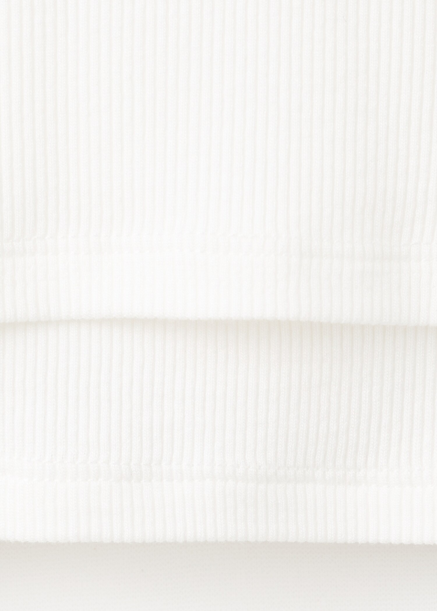 Combined ribbed T-shirt - Details of the article 0