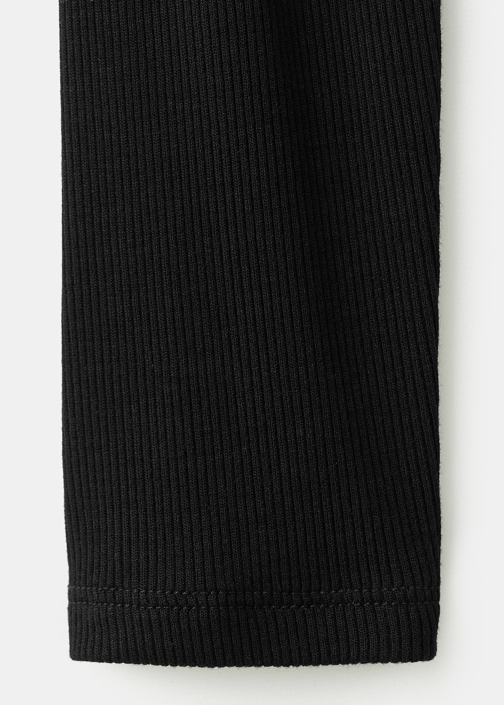 Ribbed combined t-shirt