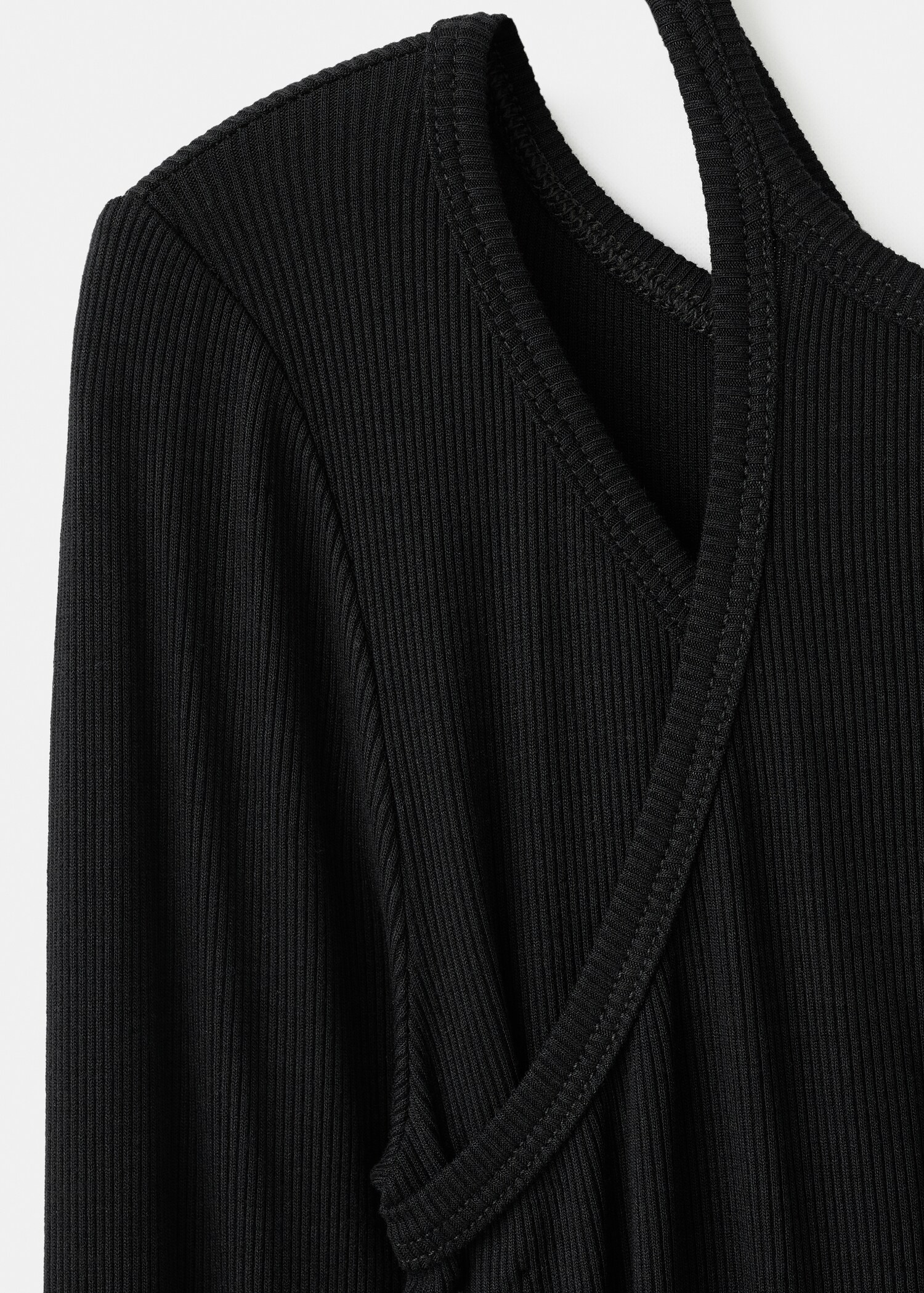 Combined ribbed T-shirt - Details of the article 8
