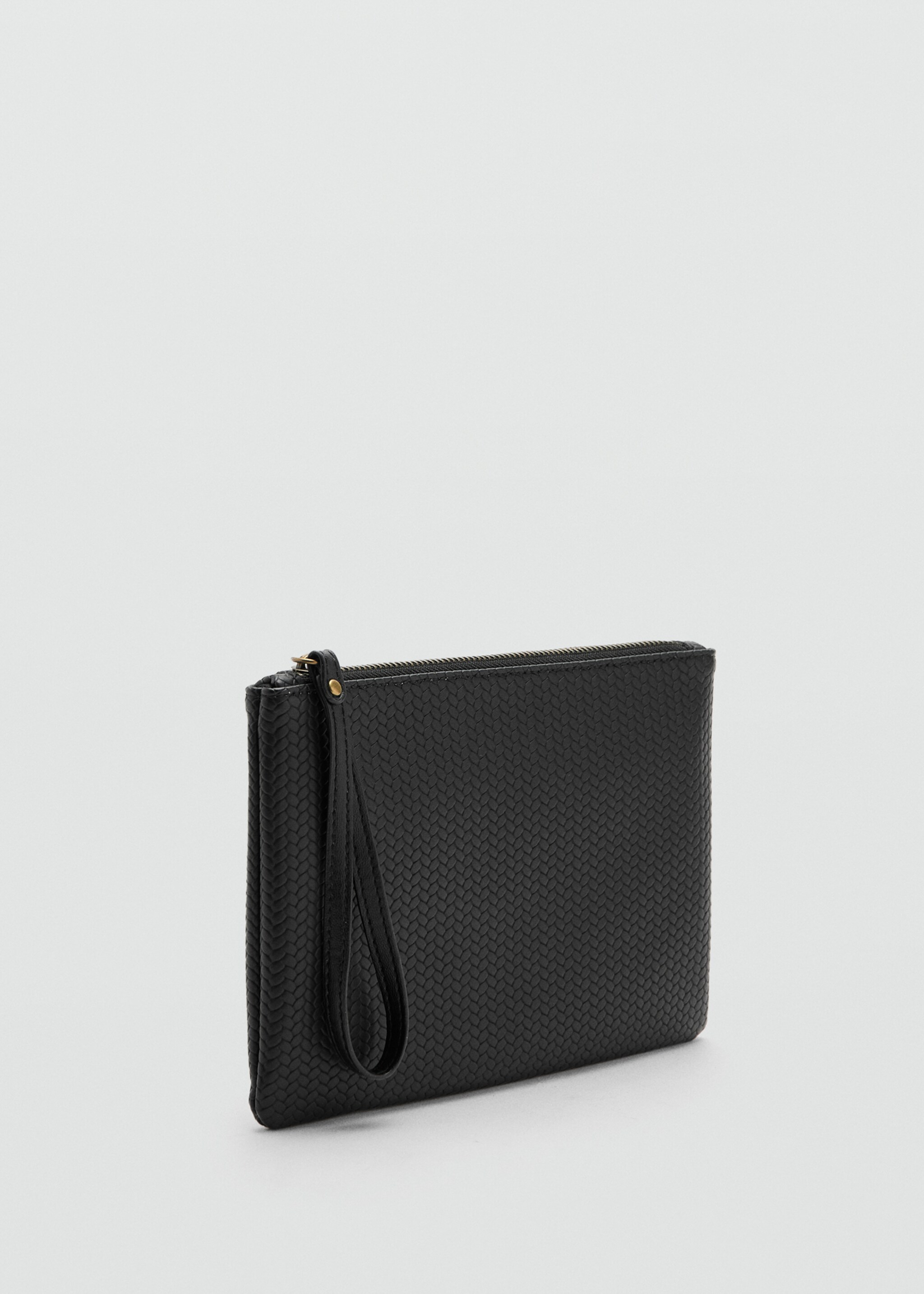 Sac pochette cloutche - Plan moyen, Noir. Ref: 17048269-00.