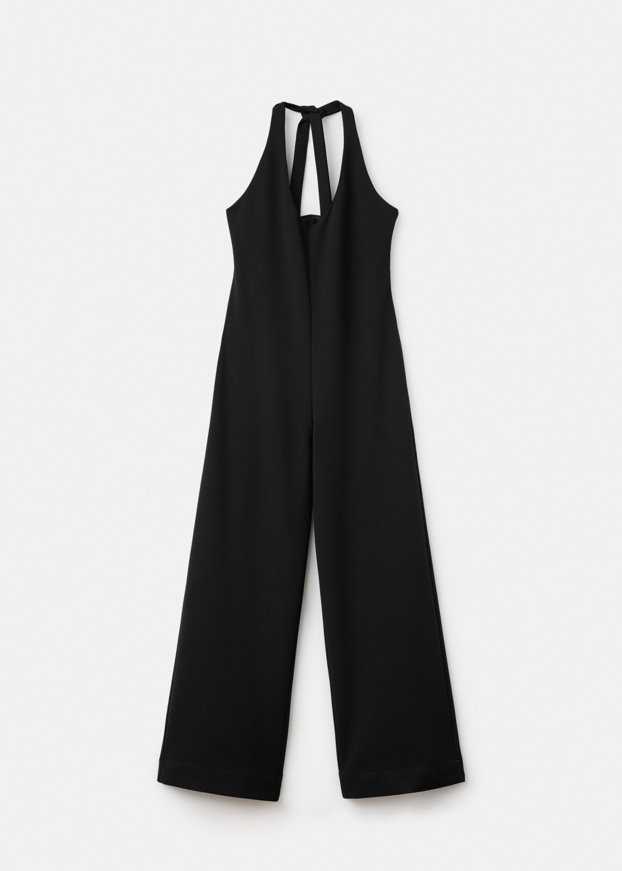 Halter long jumpsuit - Article without model, Black. Ref: 17048273-00.