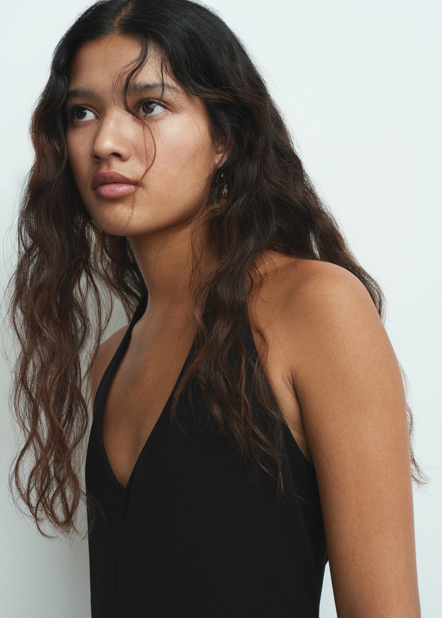 Halter long jumpsuit - Details of the article 1
