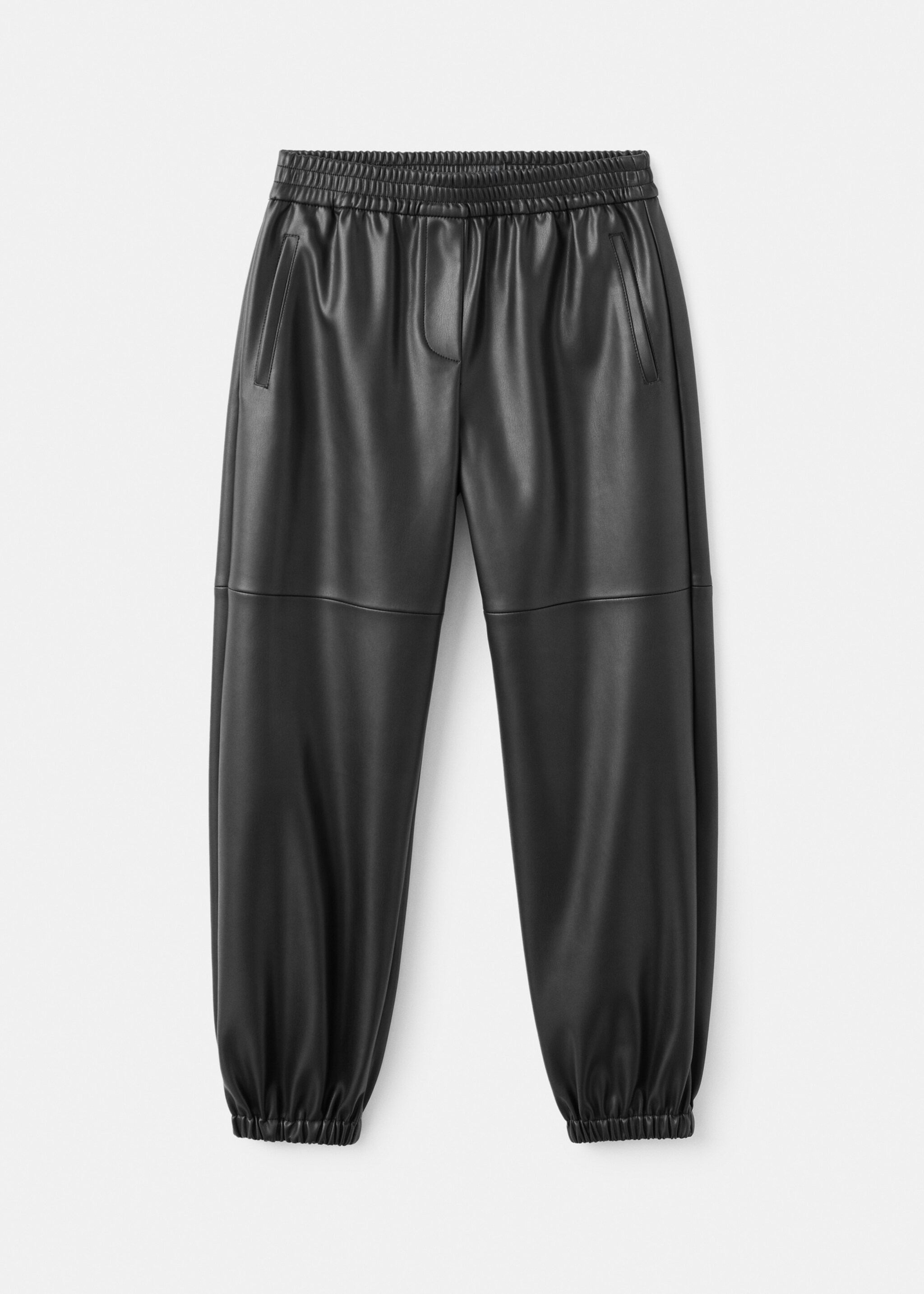 Pantalon jogger polyester - Article sans modèle, Noir. Ref: 17048280-00.
