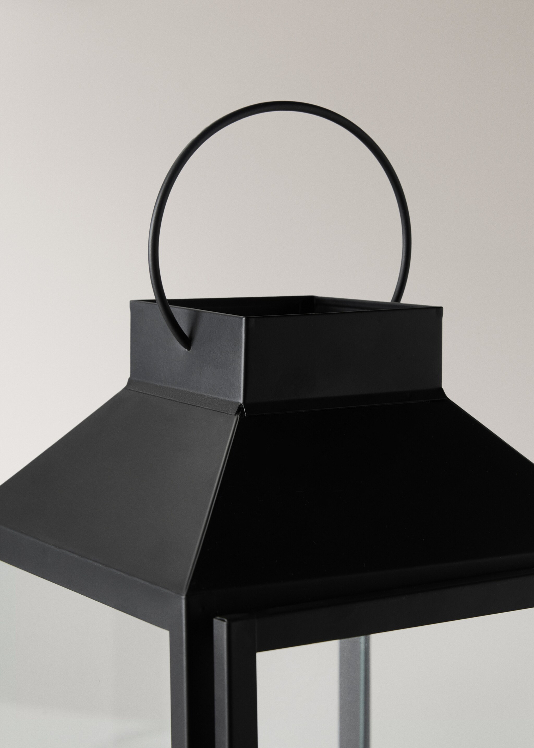 Large decorative candle holder - Details of the article 1, Black. Ref: 17048281-00.