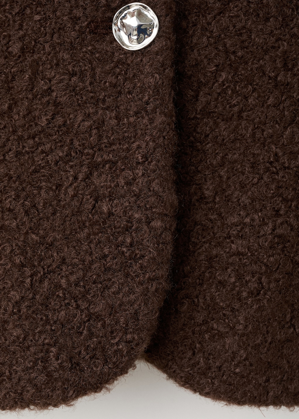 Bouclé jacket with jewel buttons