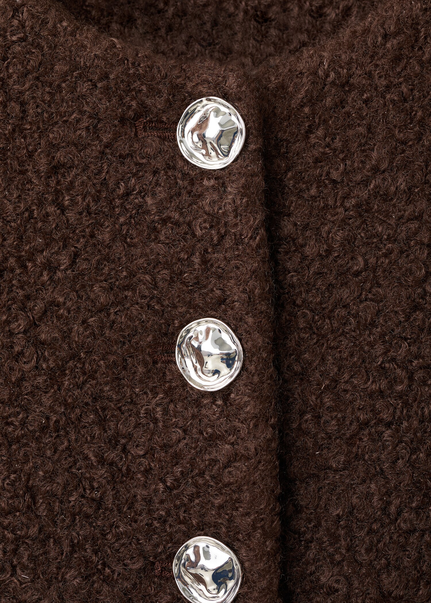 Bouclé jacket with jewel buttons - Details of the article 8