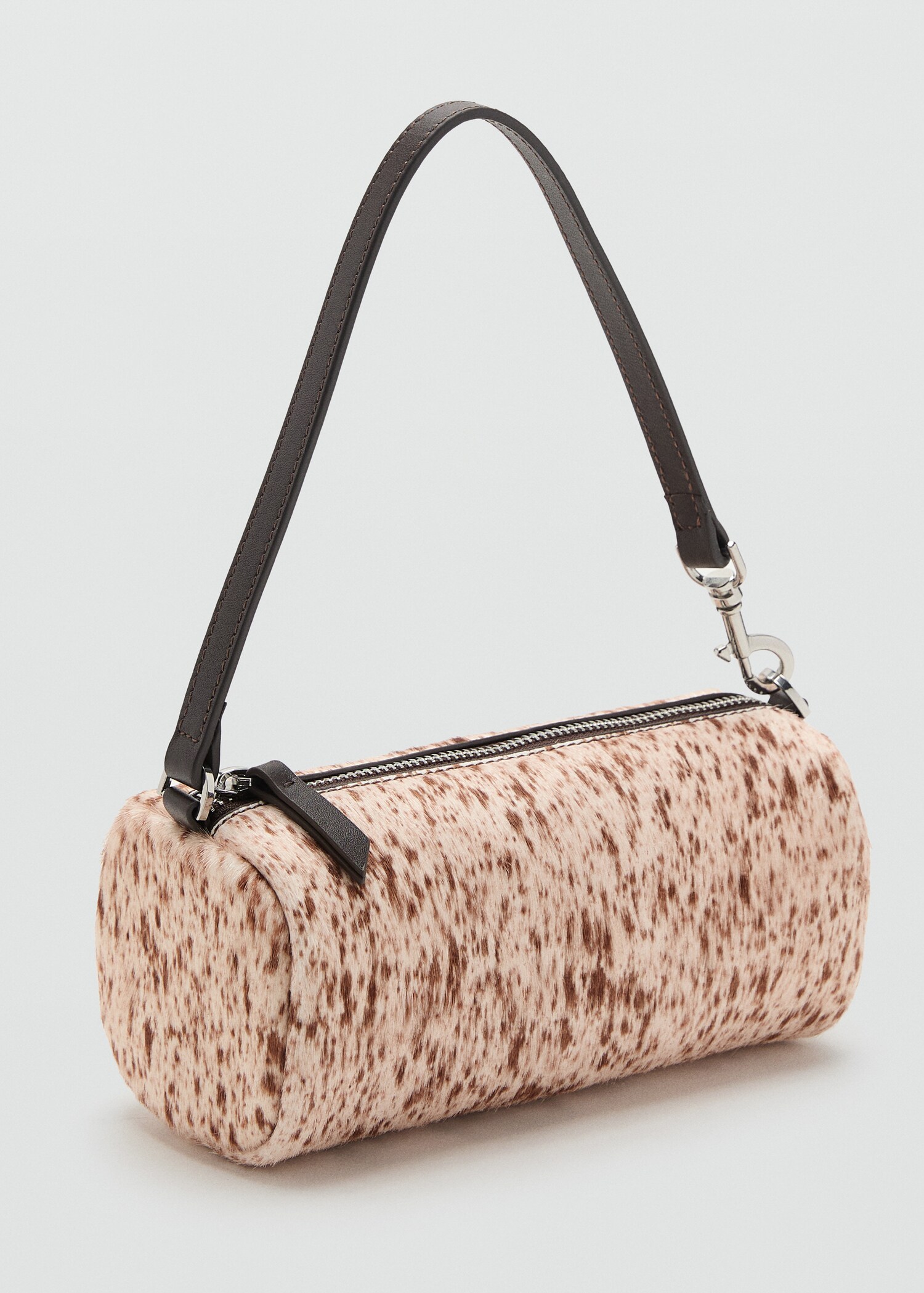 Cow leather shoulder bag - Medium plane