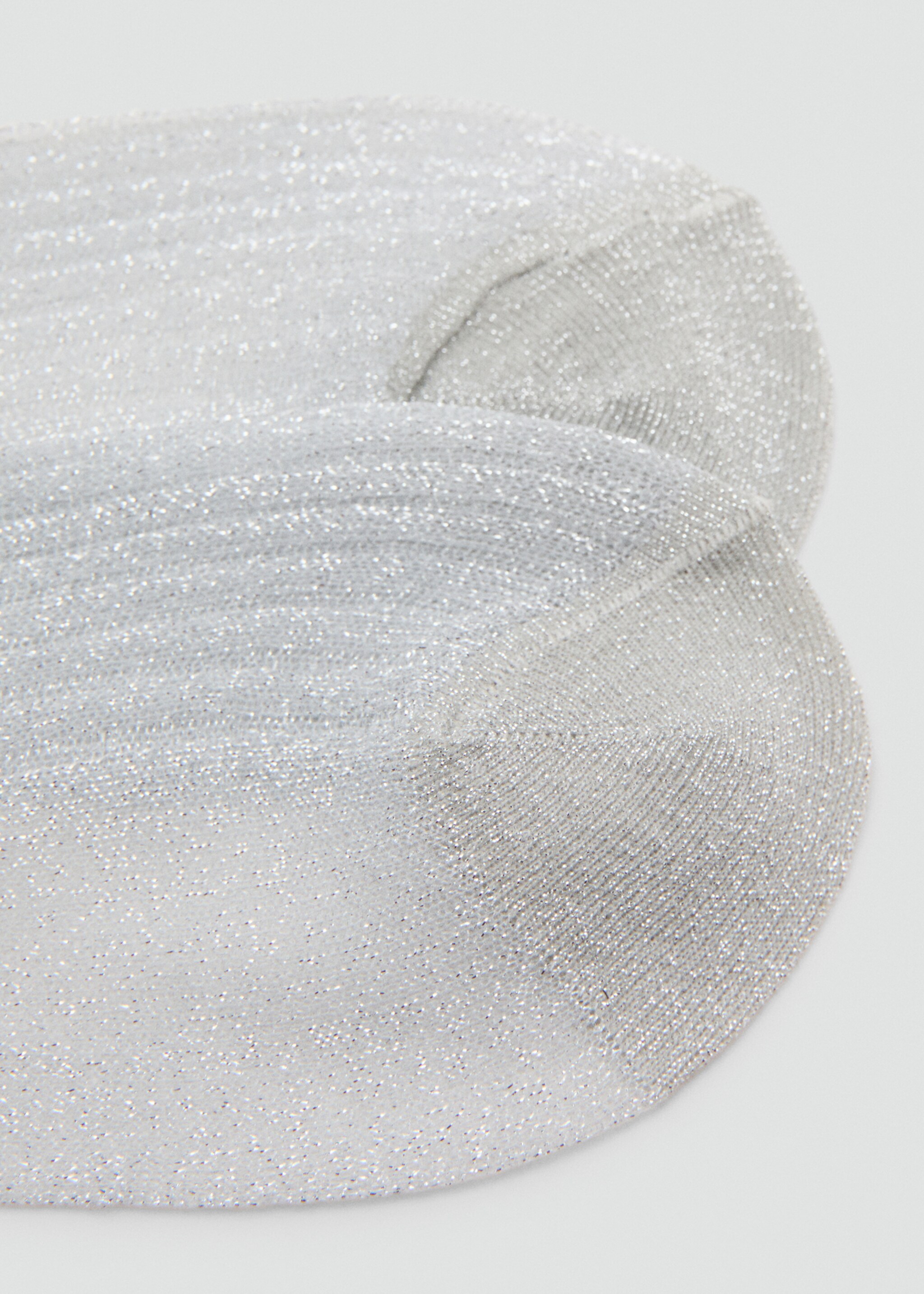 Lurex long socks - Details of the article 1, Grey. Ref: 17048290-00.