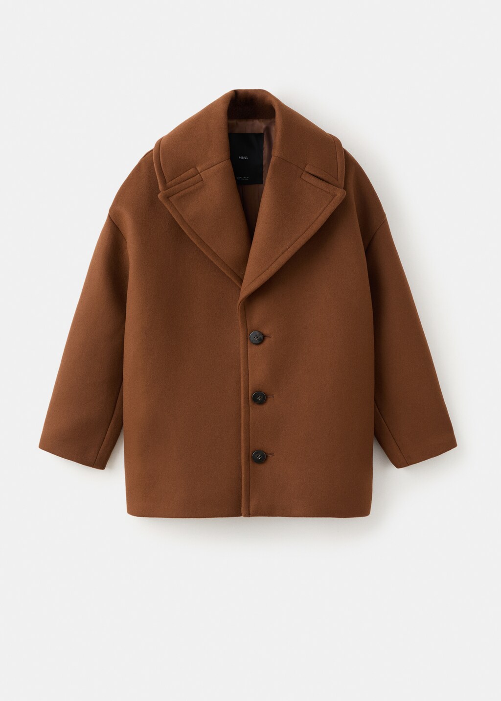 Mango Manteco wool coat with lapels
