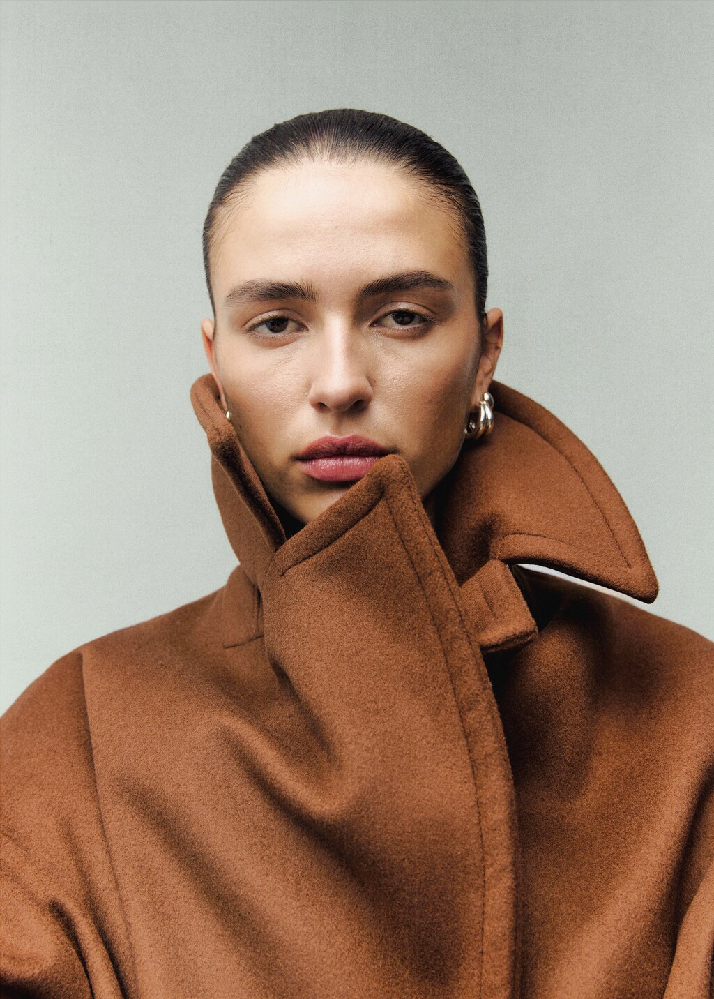 Mango Manteco wool coat with lapels
