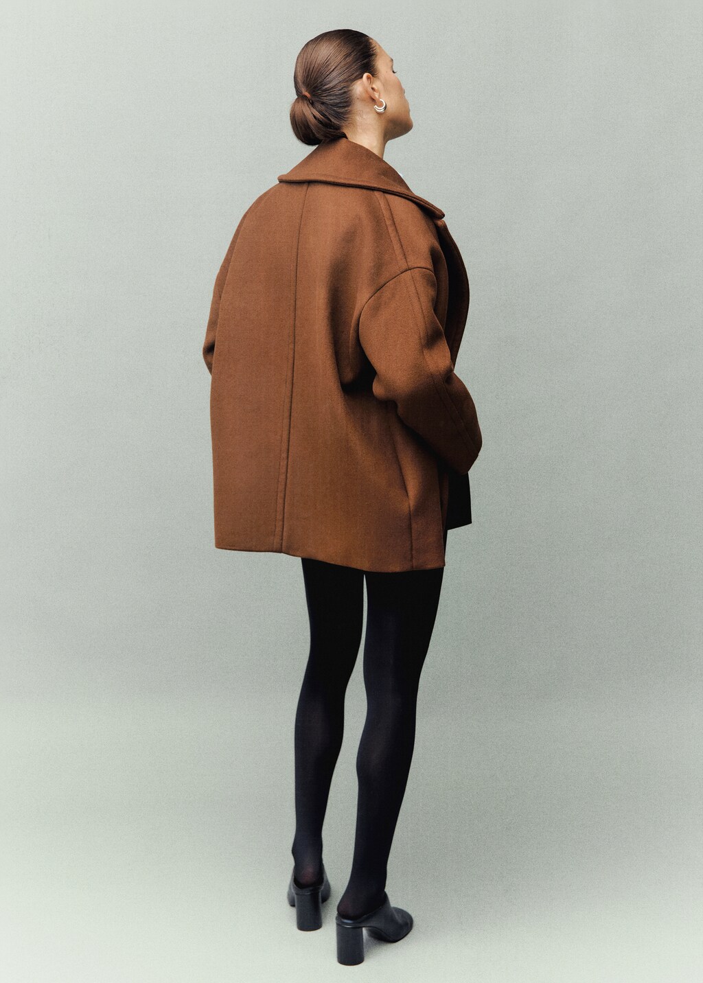 Mango Manteco wool coat with lapels