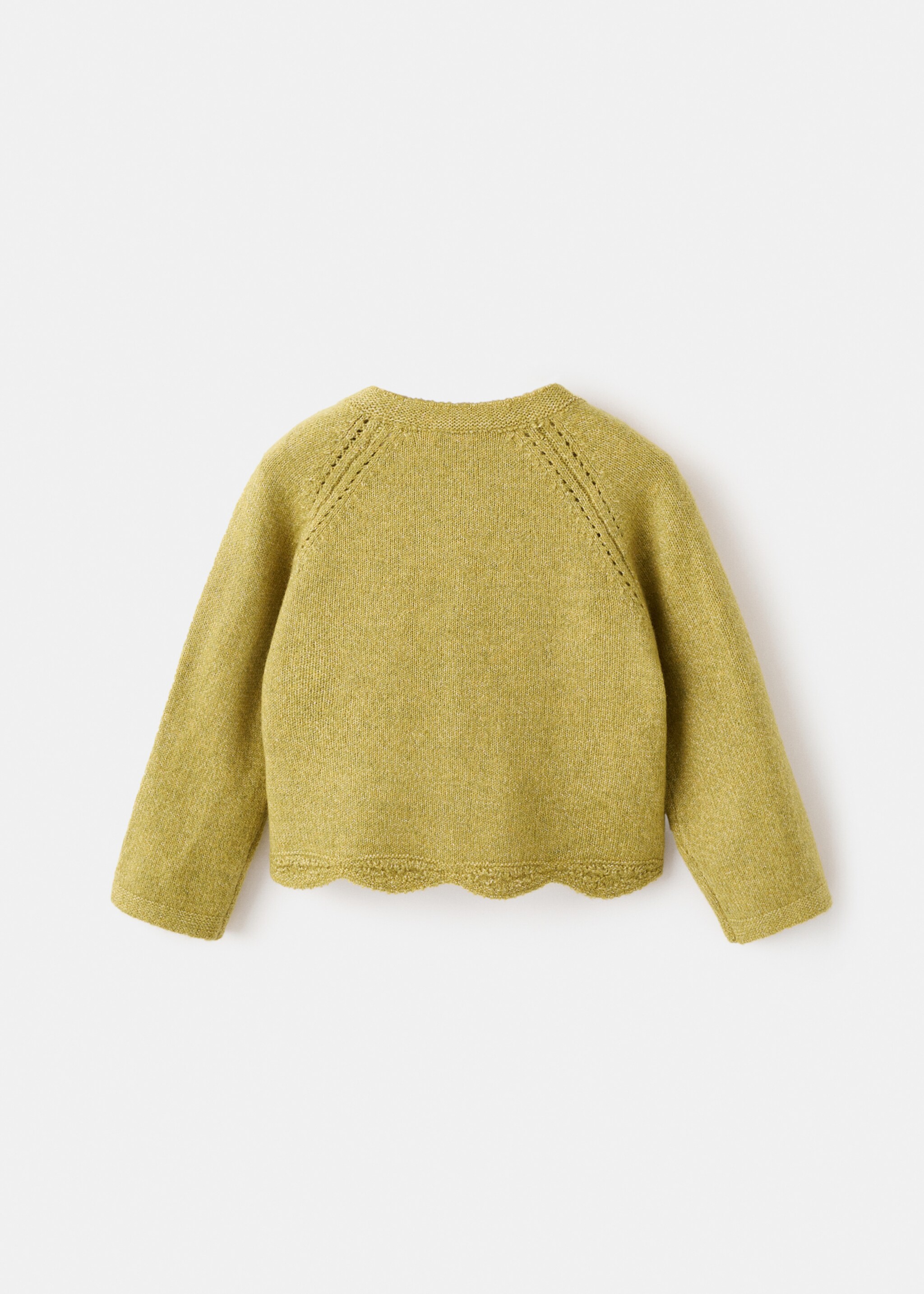 Cardigan dublin - Verso de l’article, Vert. Ref: 17048633-00.
