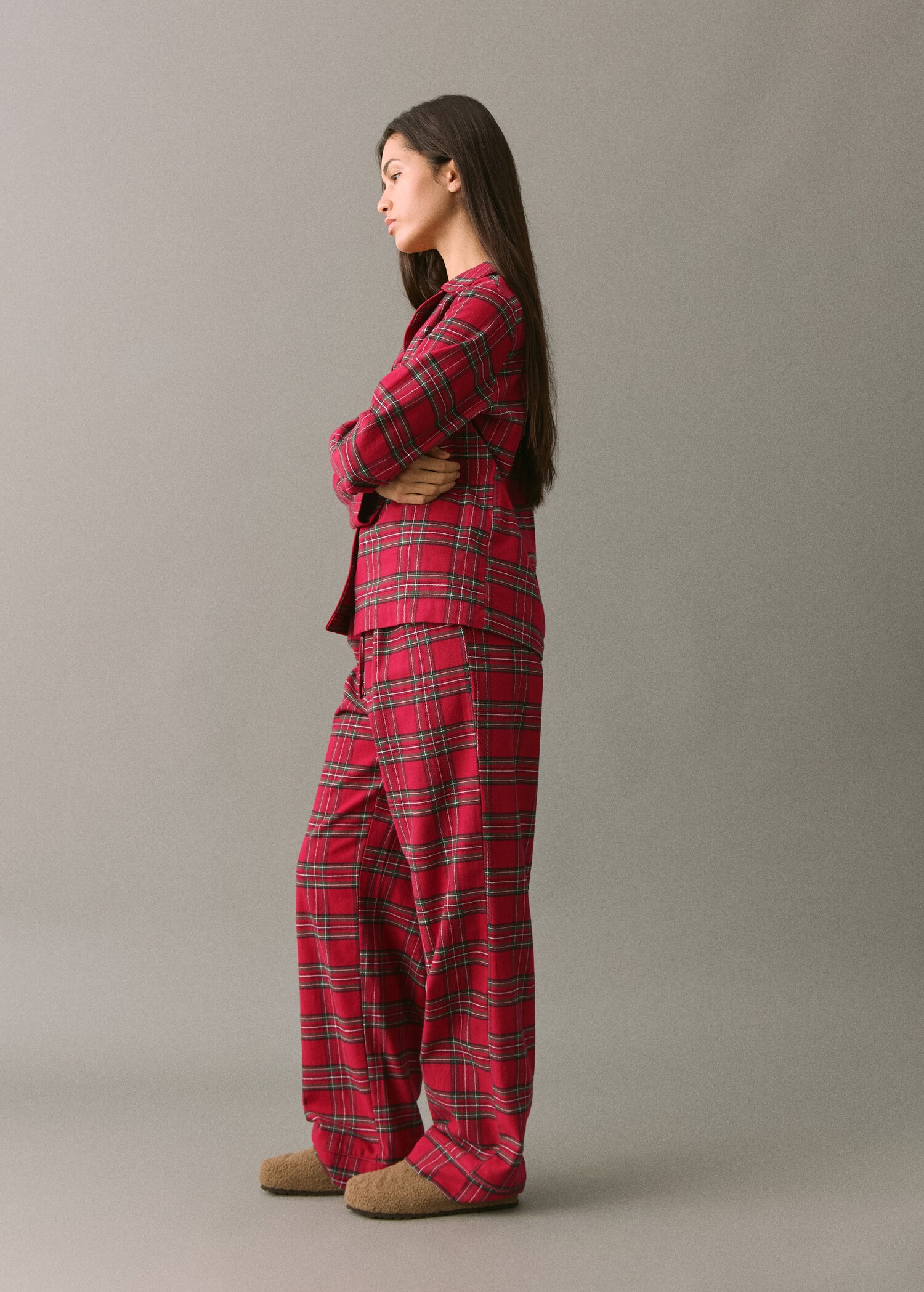 Checked cotton pyjamas - Details of the article 2