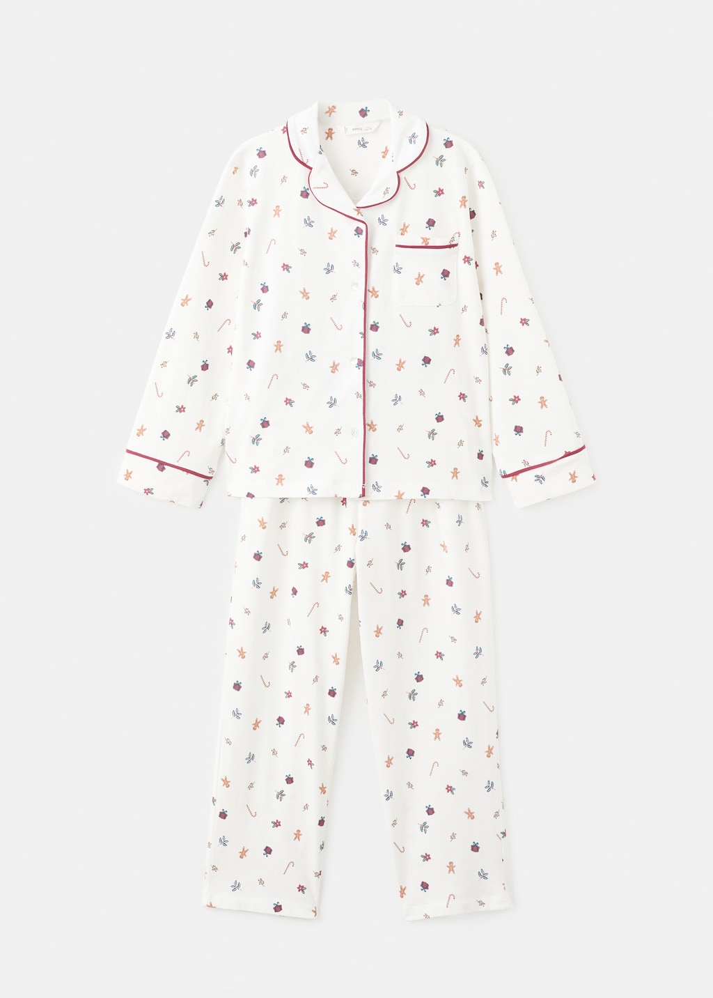 Printed long pyjamas