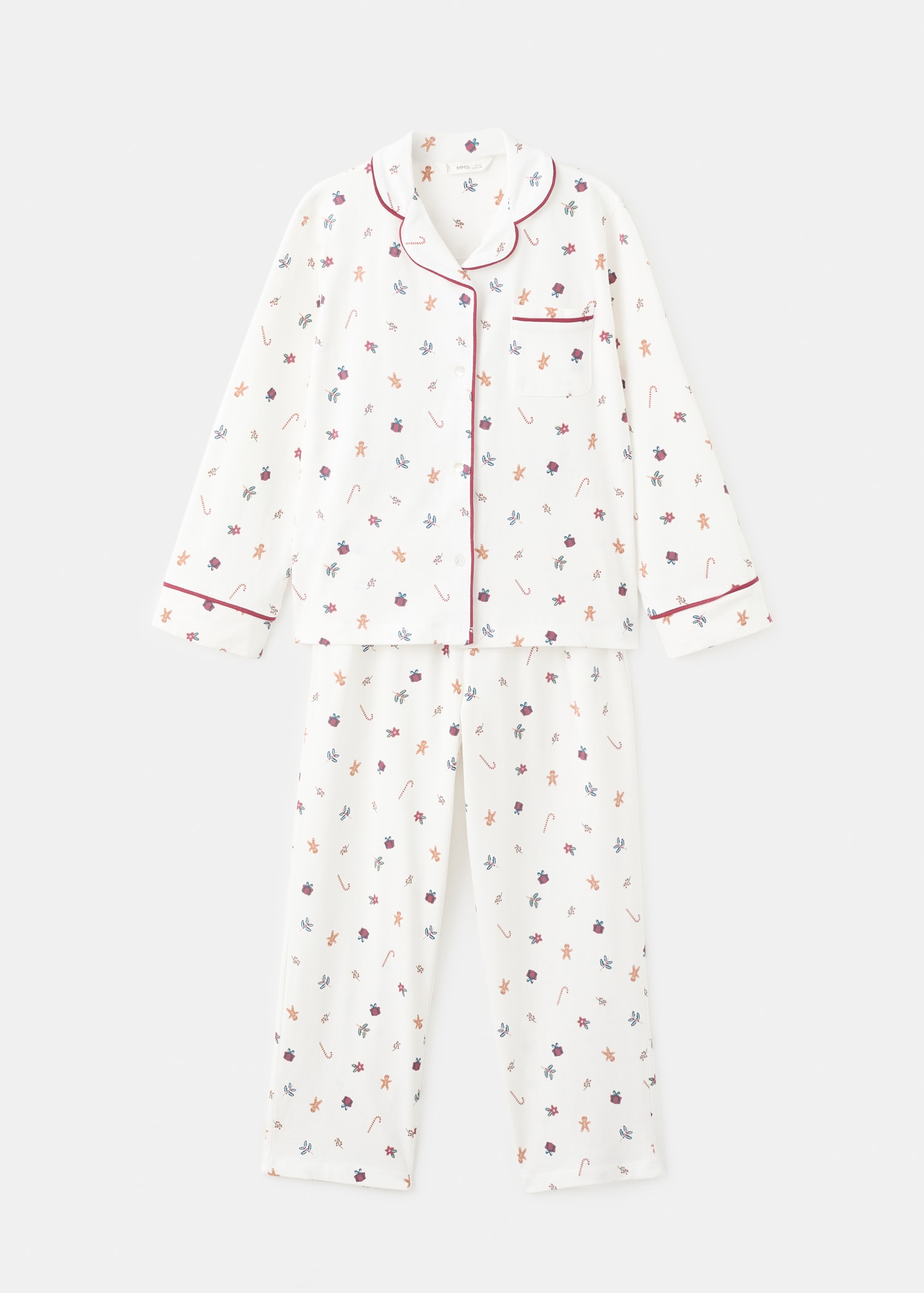 Printed long pyjamas