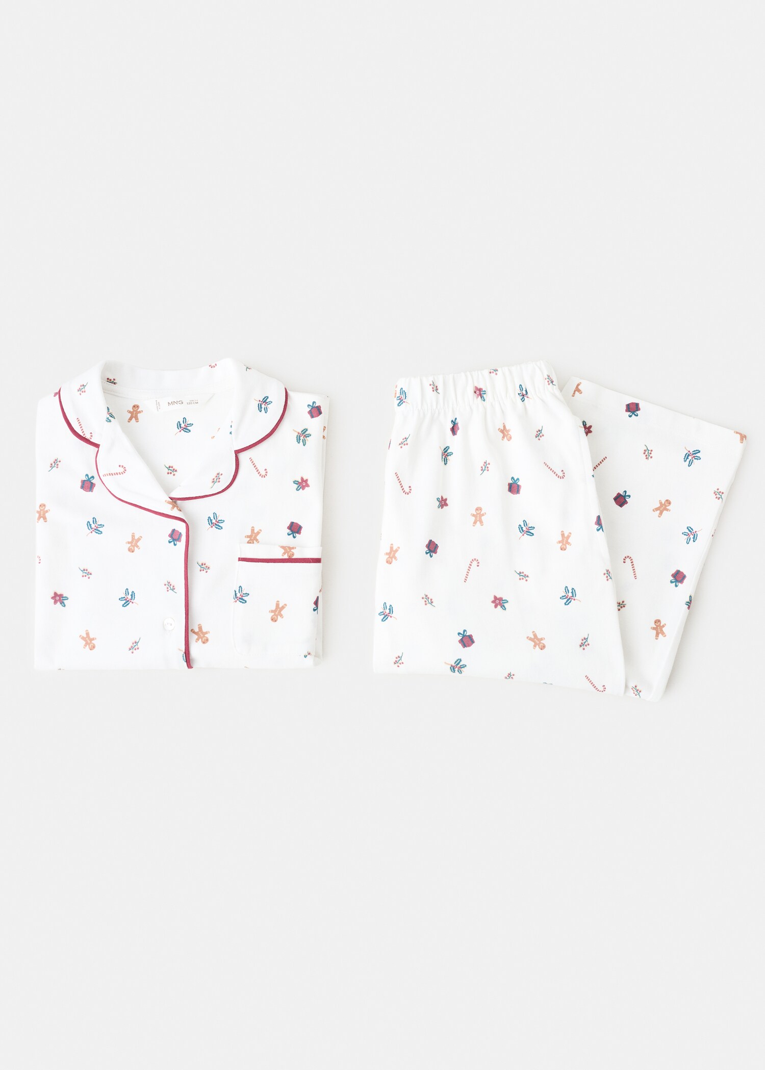 Printed long pyjamas - Details of the article 0