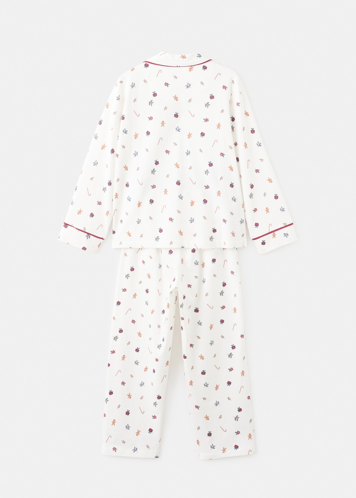 Printed long pyjamas - Reverse of the article