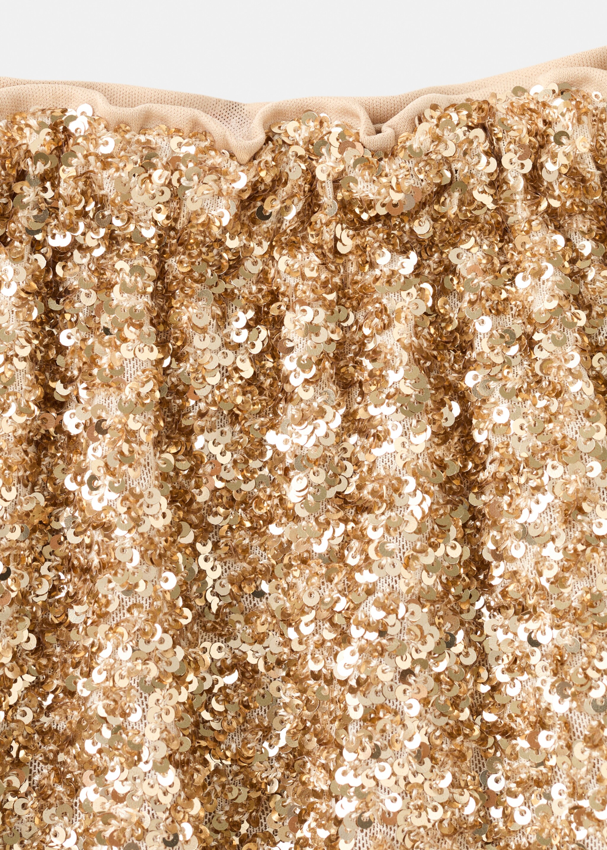 Skirt doraset - Details of the article 8, Gold. Ref: 17049097-00.