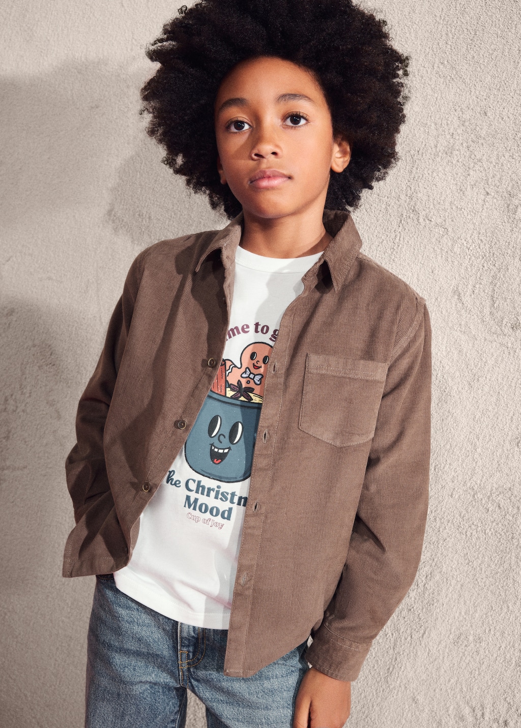 T-shirt with print drawing