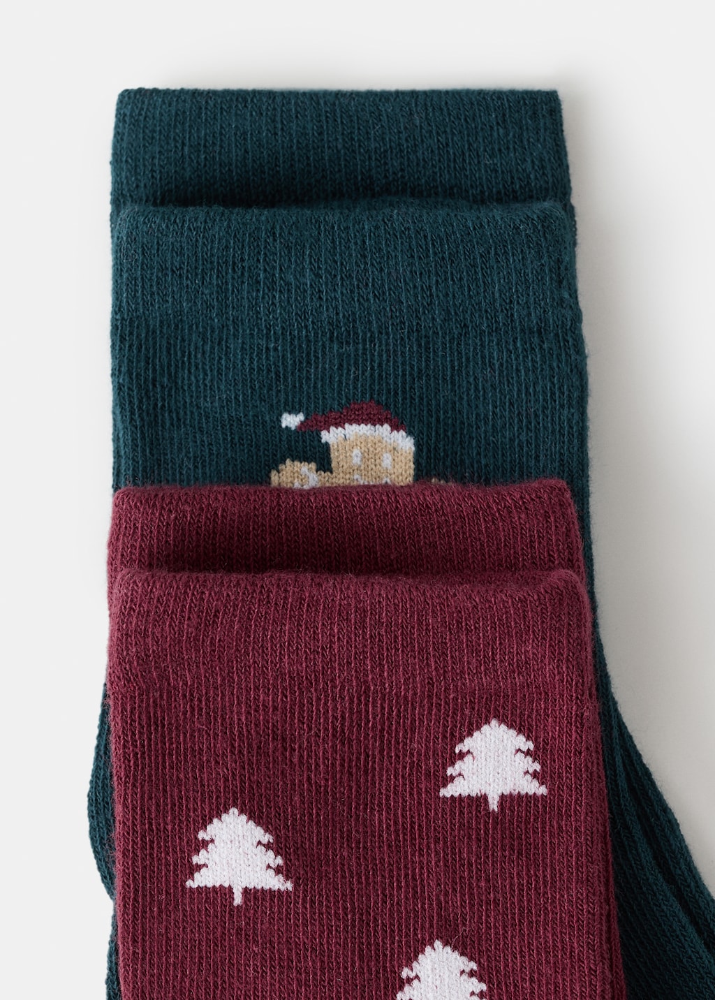 2 pack Christmas printed socks