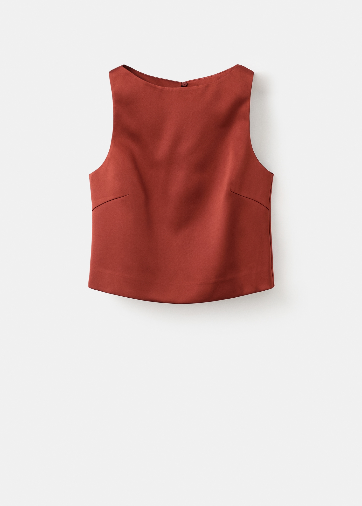 Top satinado lazos - Artículo sin modelo