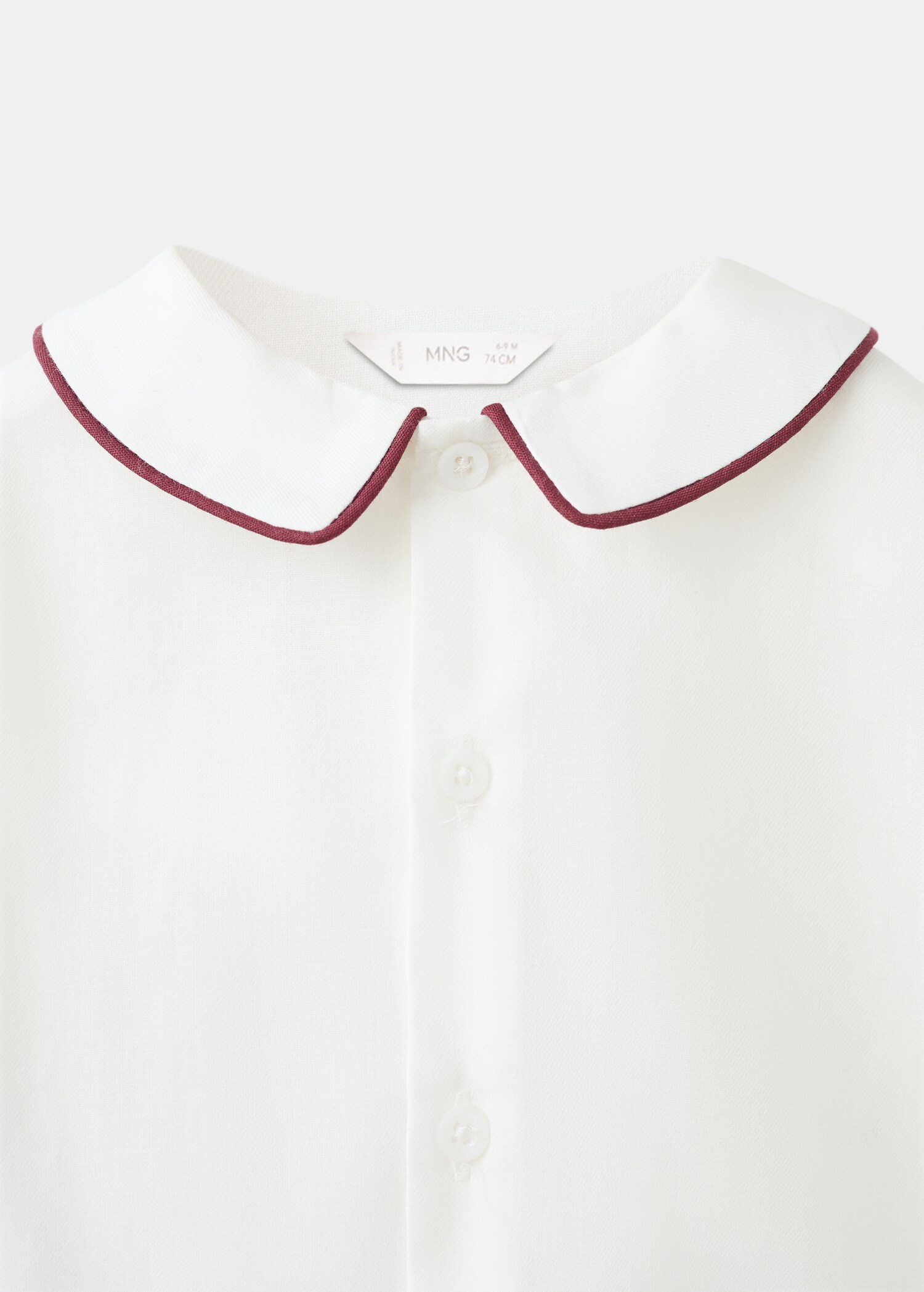 Contrast collar shirt - Details of the article 8