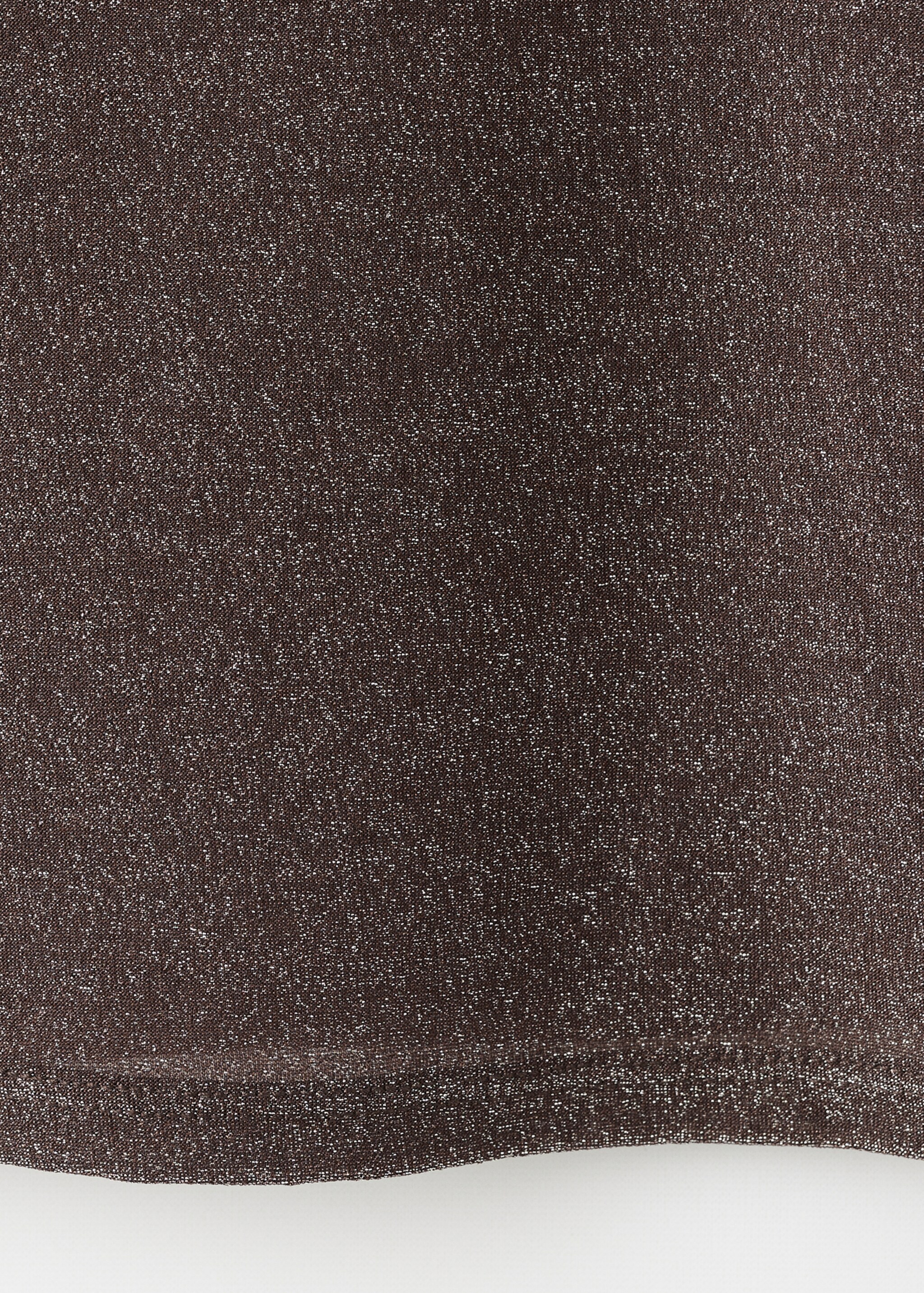 Boat neck glitter t-shirt - Details of the article 0, Burgundy. Ref: 17049108-00.
