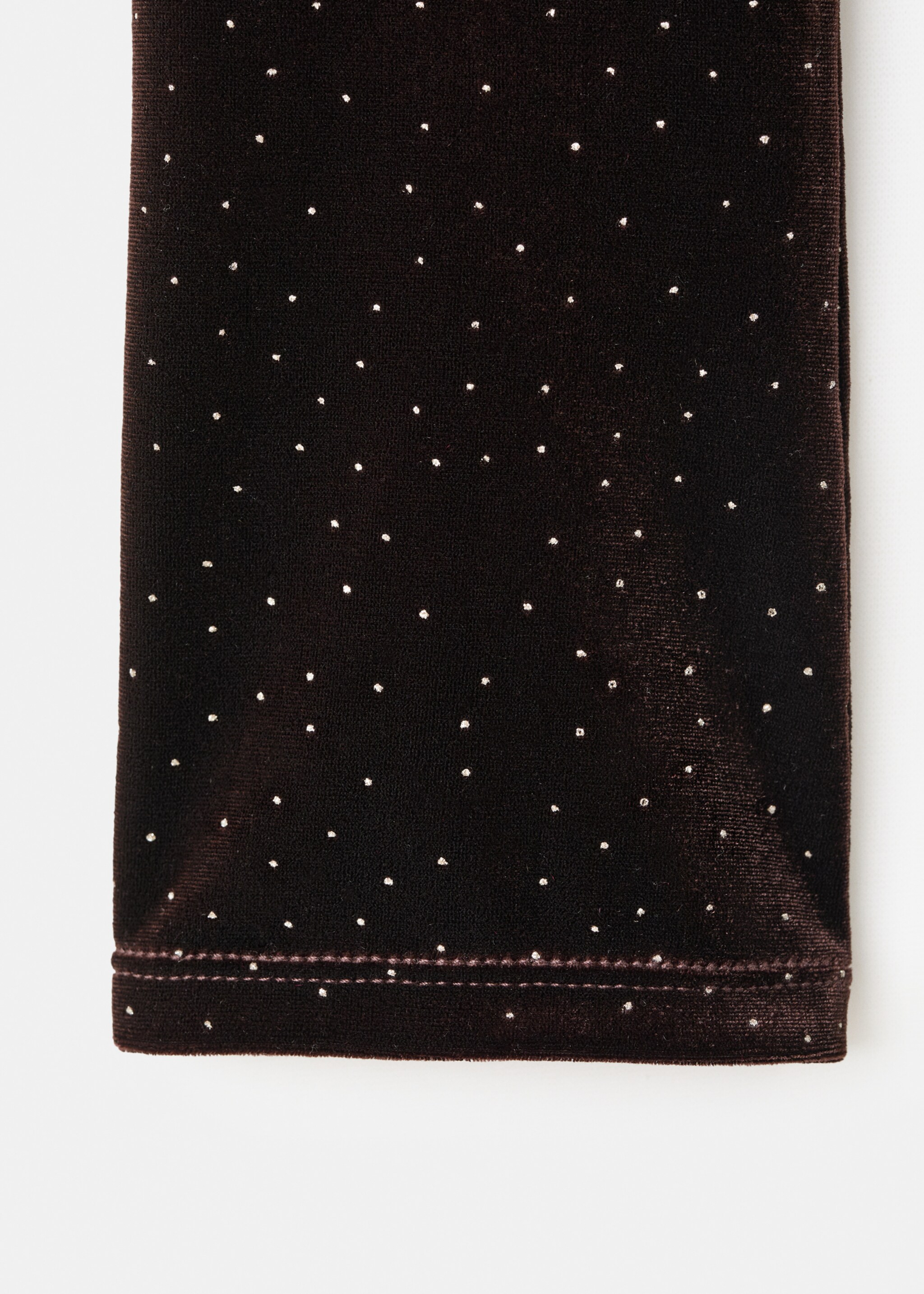 فستان مخمل غير متماثل بلمعة - تفاصيل المنتج 0, بني. Ref: 17049111-00.
