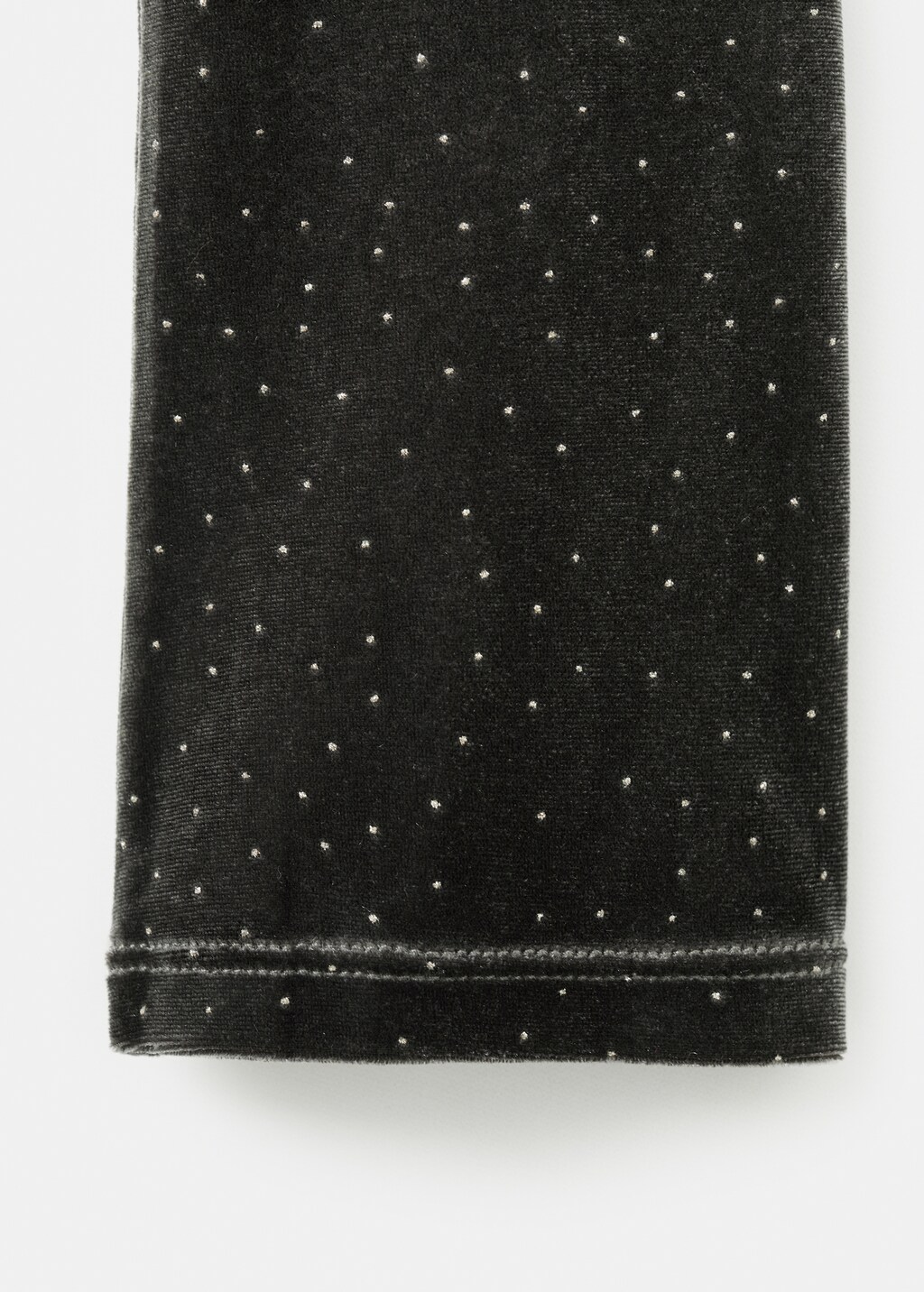 Mango Asymmetrical velvet dress with shiny details