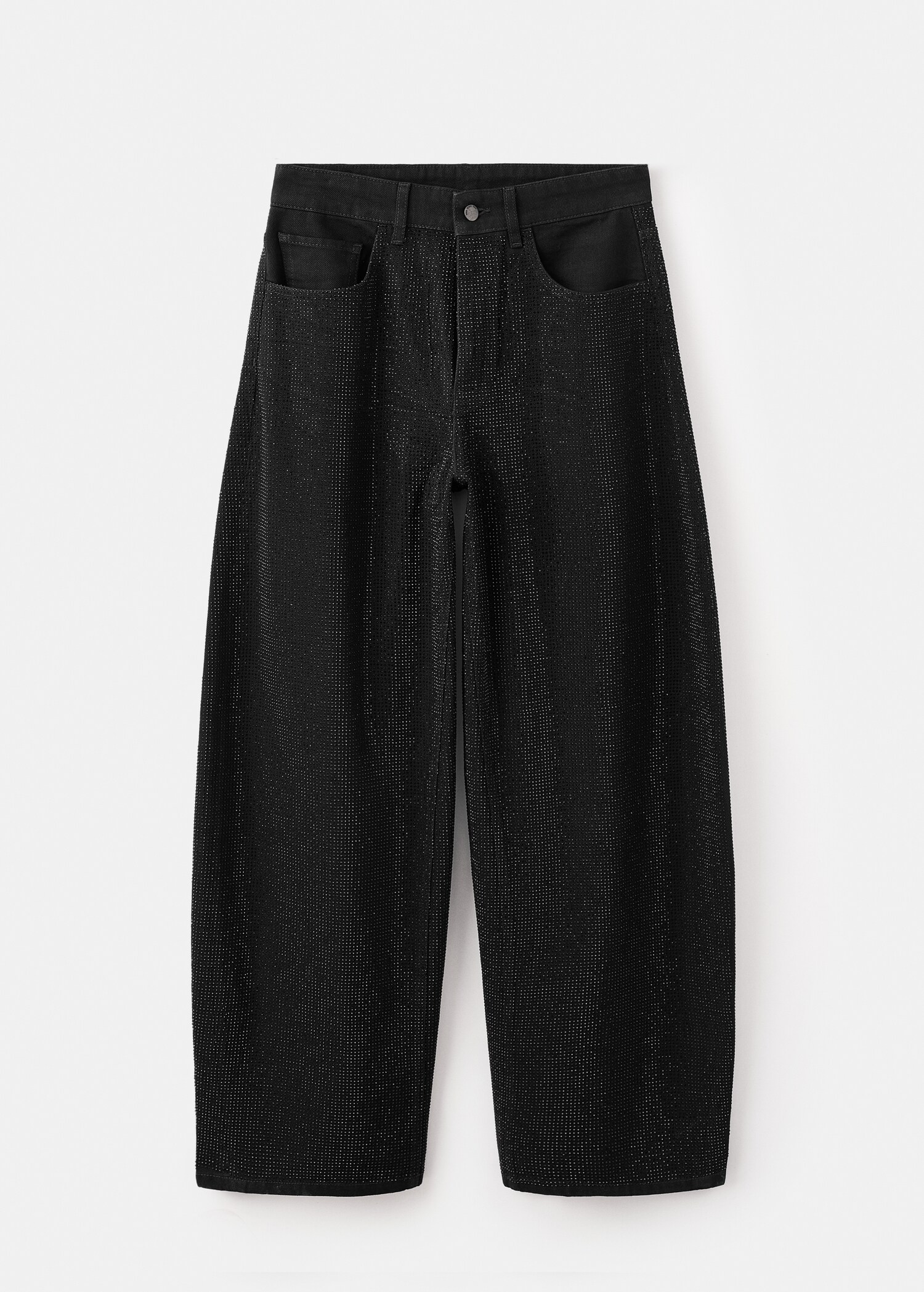 Balloon jeans with rhinestones - Article without model