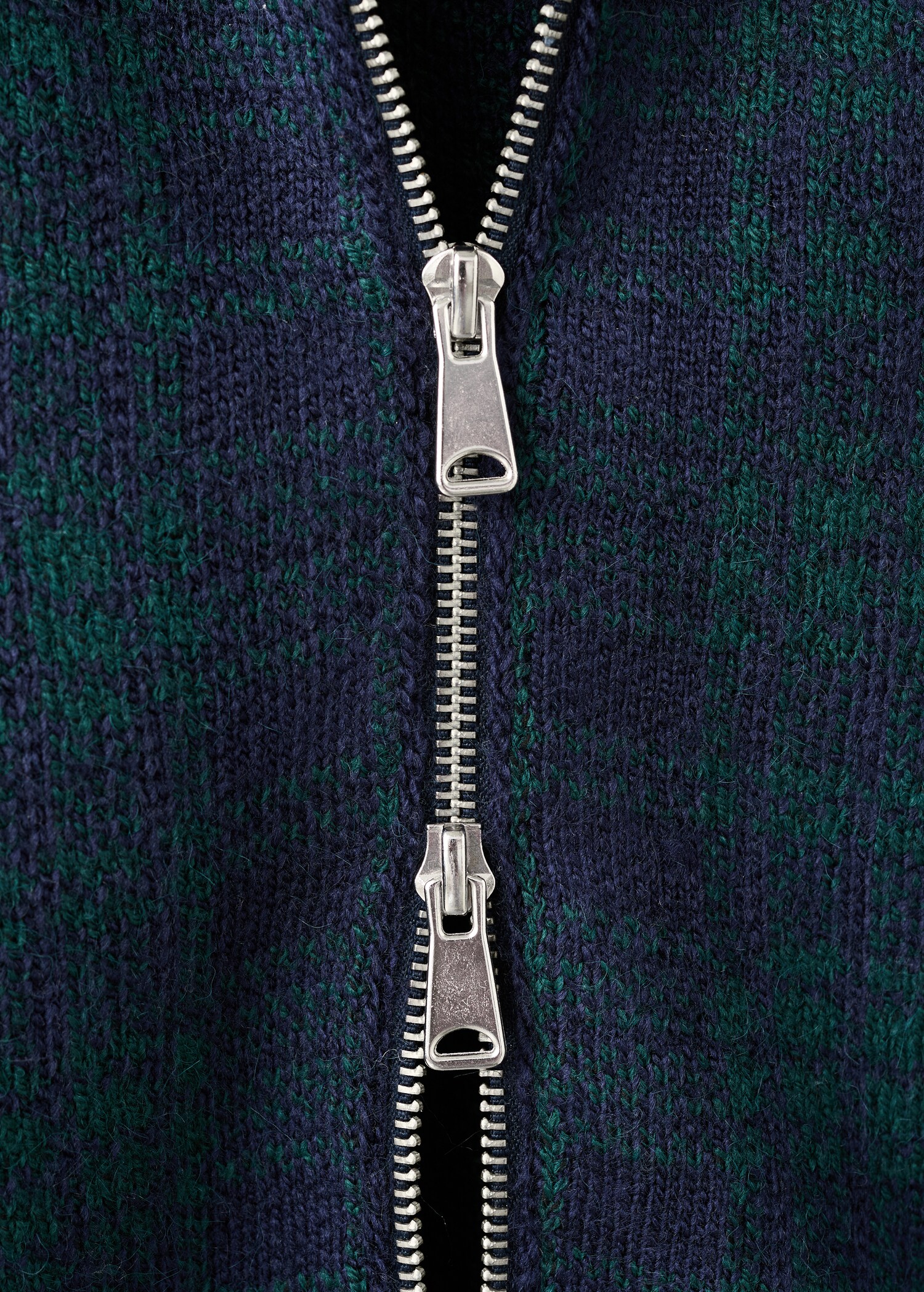 Cárdigan cremallera cuadros - Detalle del artículo 8