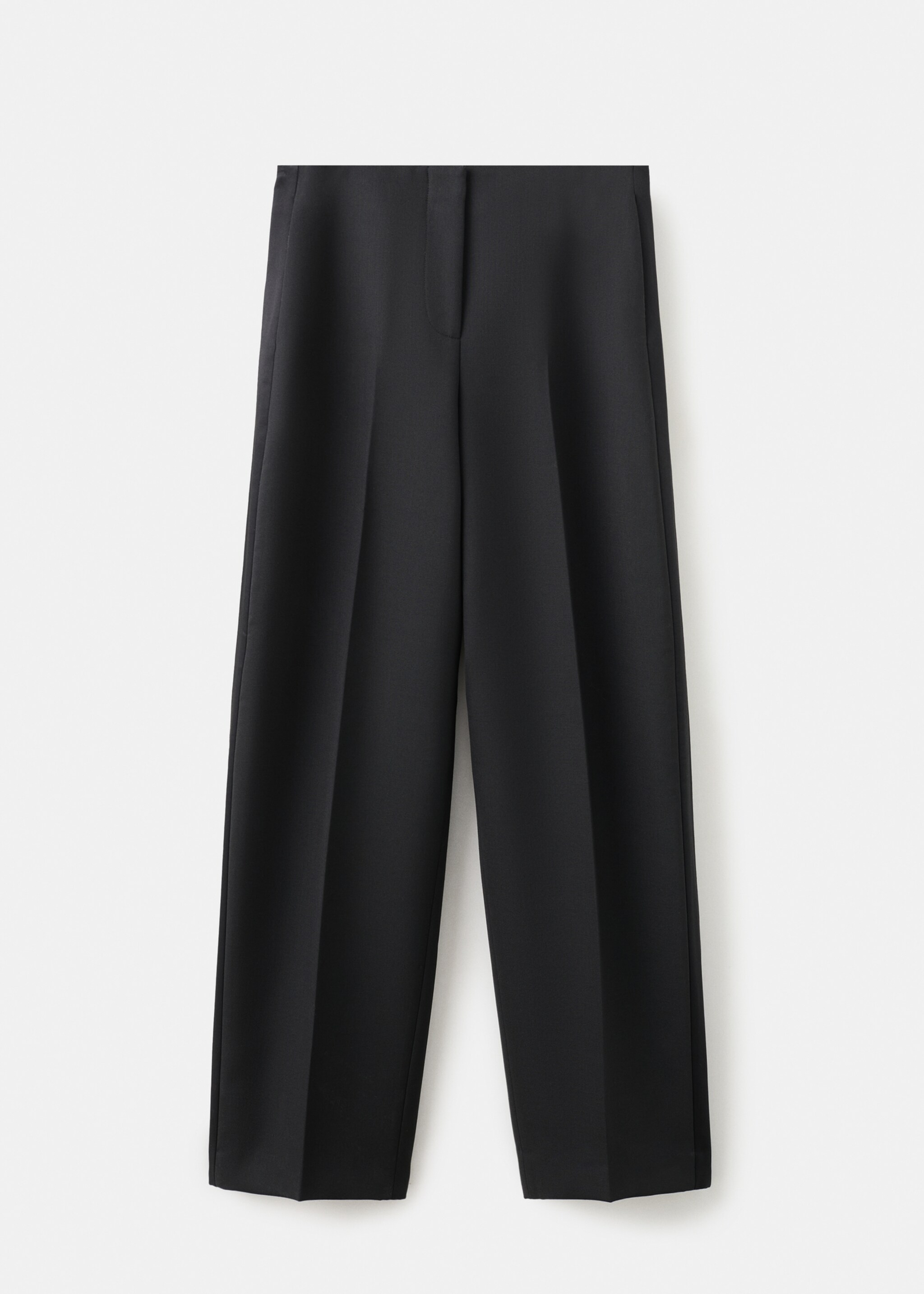 Wool-blend suit trousers - Article without model, Black. Ref: 17049121-00.