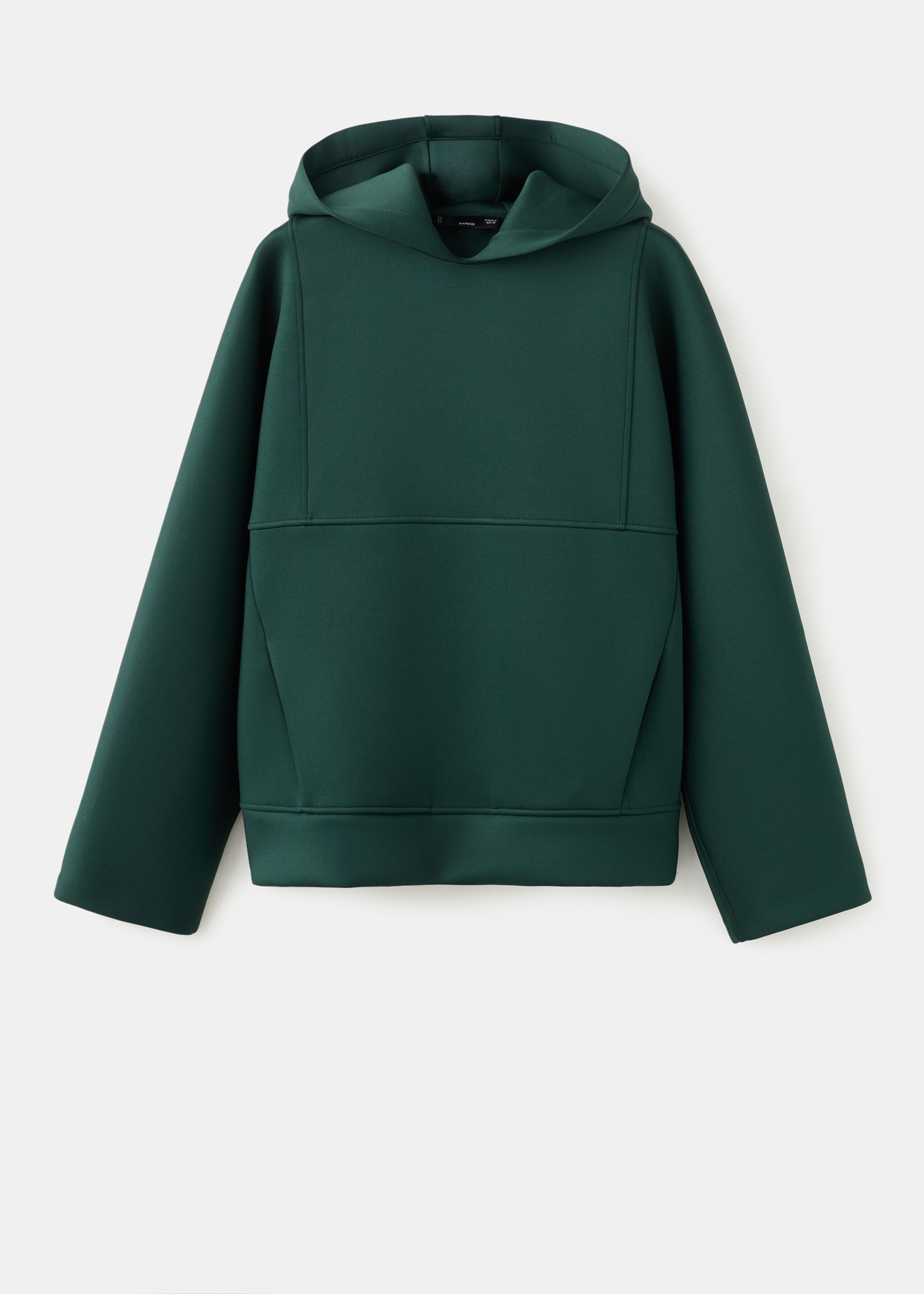 Sweat-shirt oversize capuche - Article sans modèle, Vert. Ref: 17049212-00.