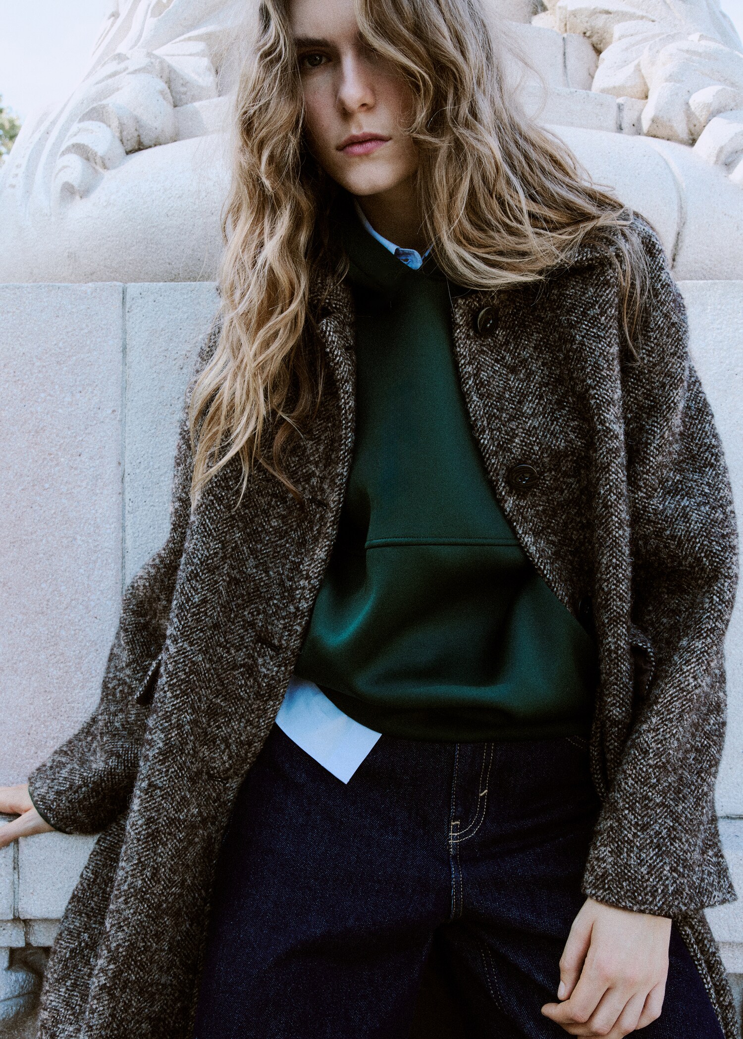 Sweat-shirt oversize capuche - Détail de l'article 1