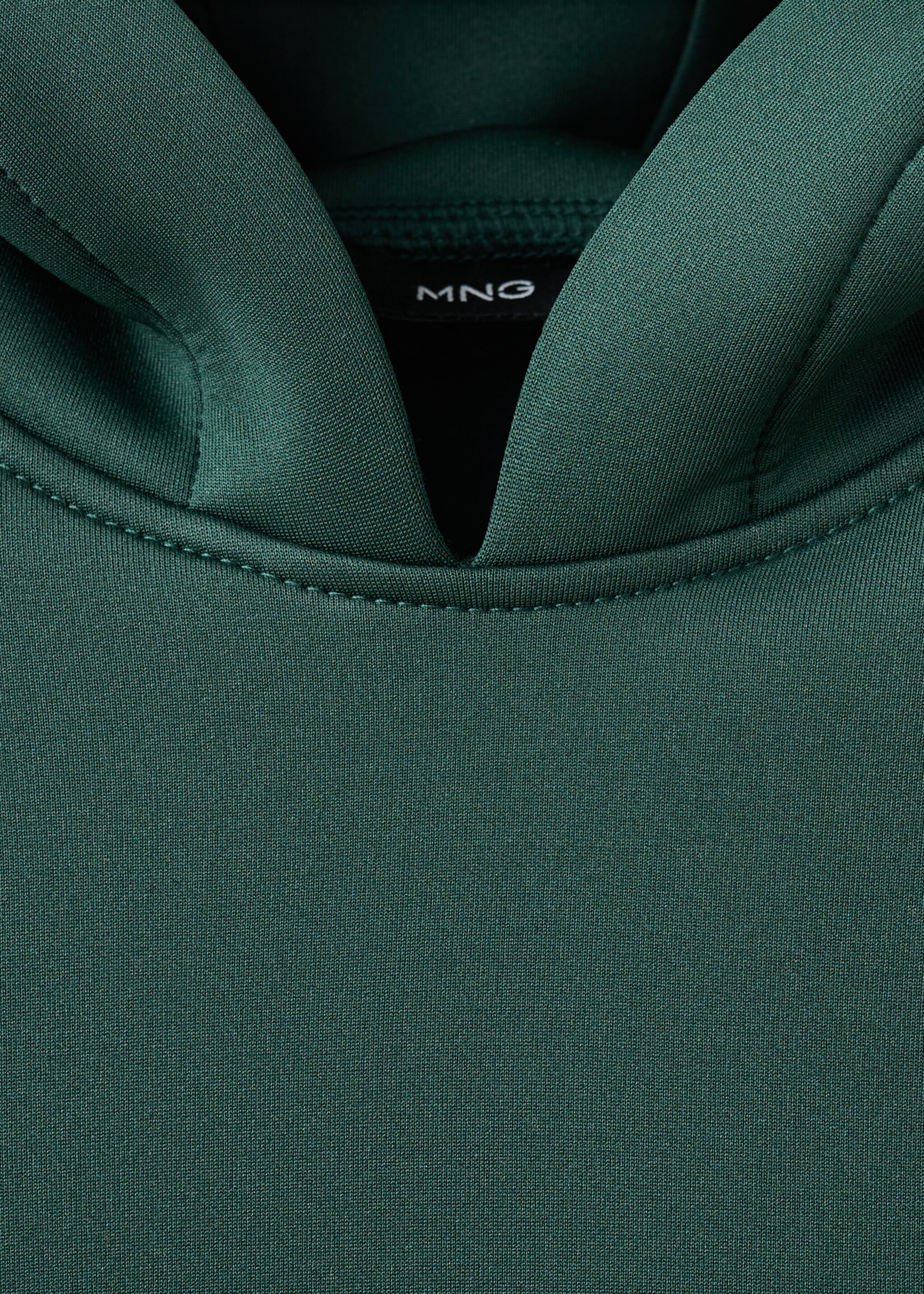 Sweat-shirt oversize capuche - Détail de l'article 8, Vert. Ref: 17049212-00.