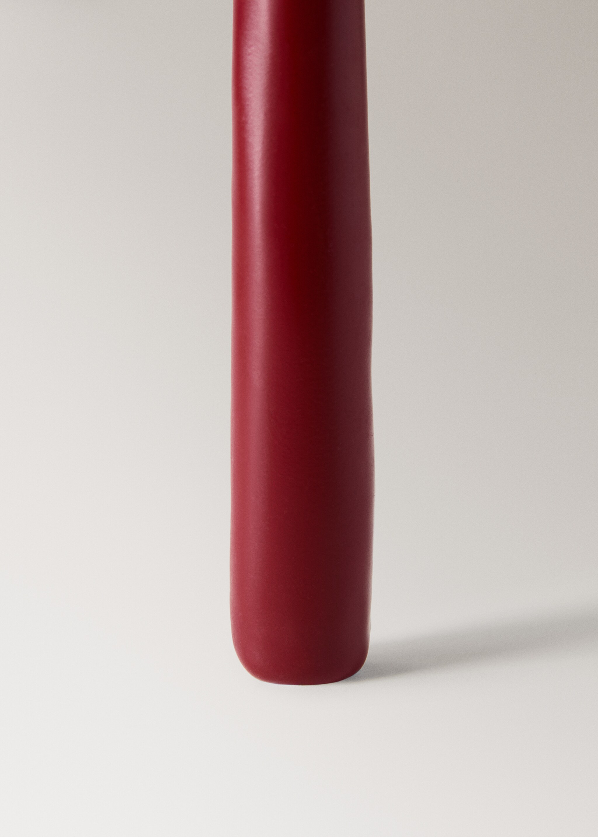 Conical decorative candles - Details of the article 2, Red. Ref: 17049214-00.