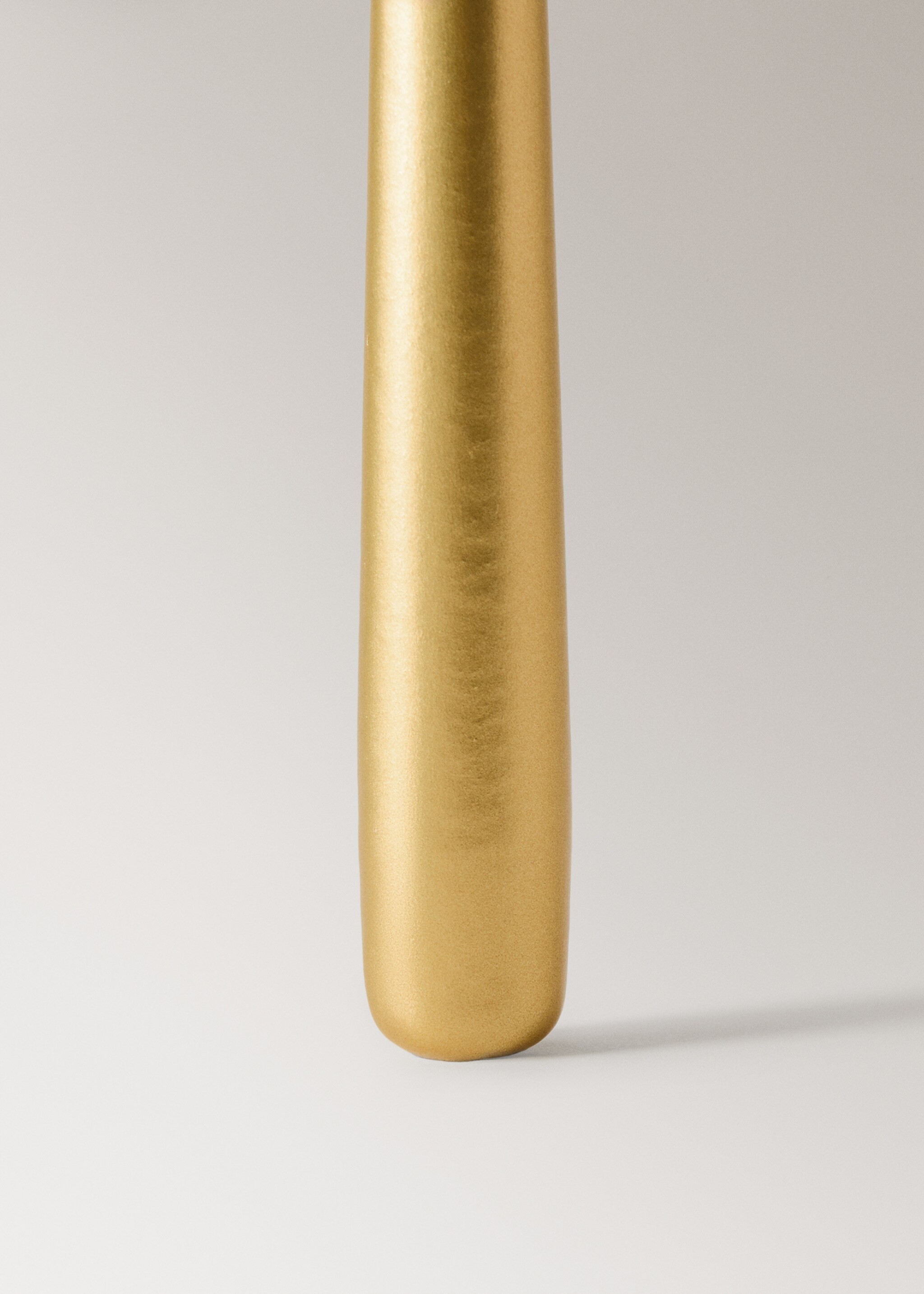 Conical decorative candles - Details of the article 2, Gold. Ref: 17049214-00.