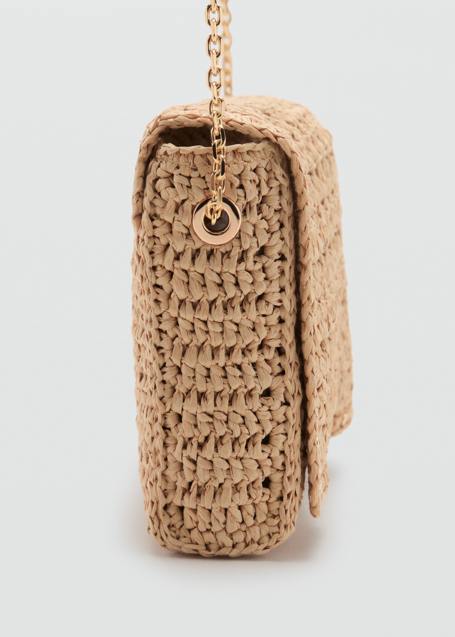 Sac bandoulière fibre naturelle à clous - Détail de l'article 1