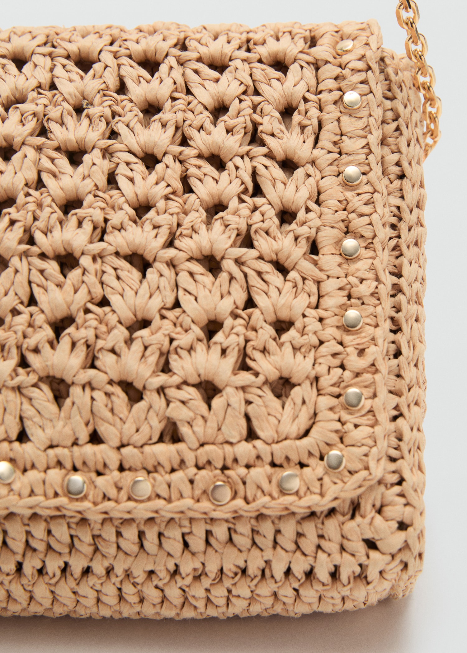 Sac bandoulière fibre naturelle à clous - Détail de l'article 2