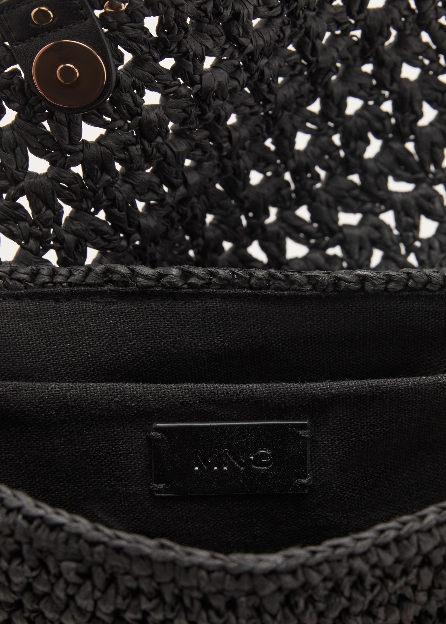 Sac bandoulière fibre naturelle à clous - Détail de l'article 3