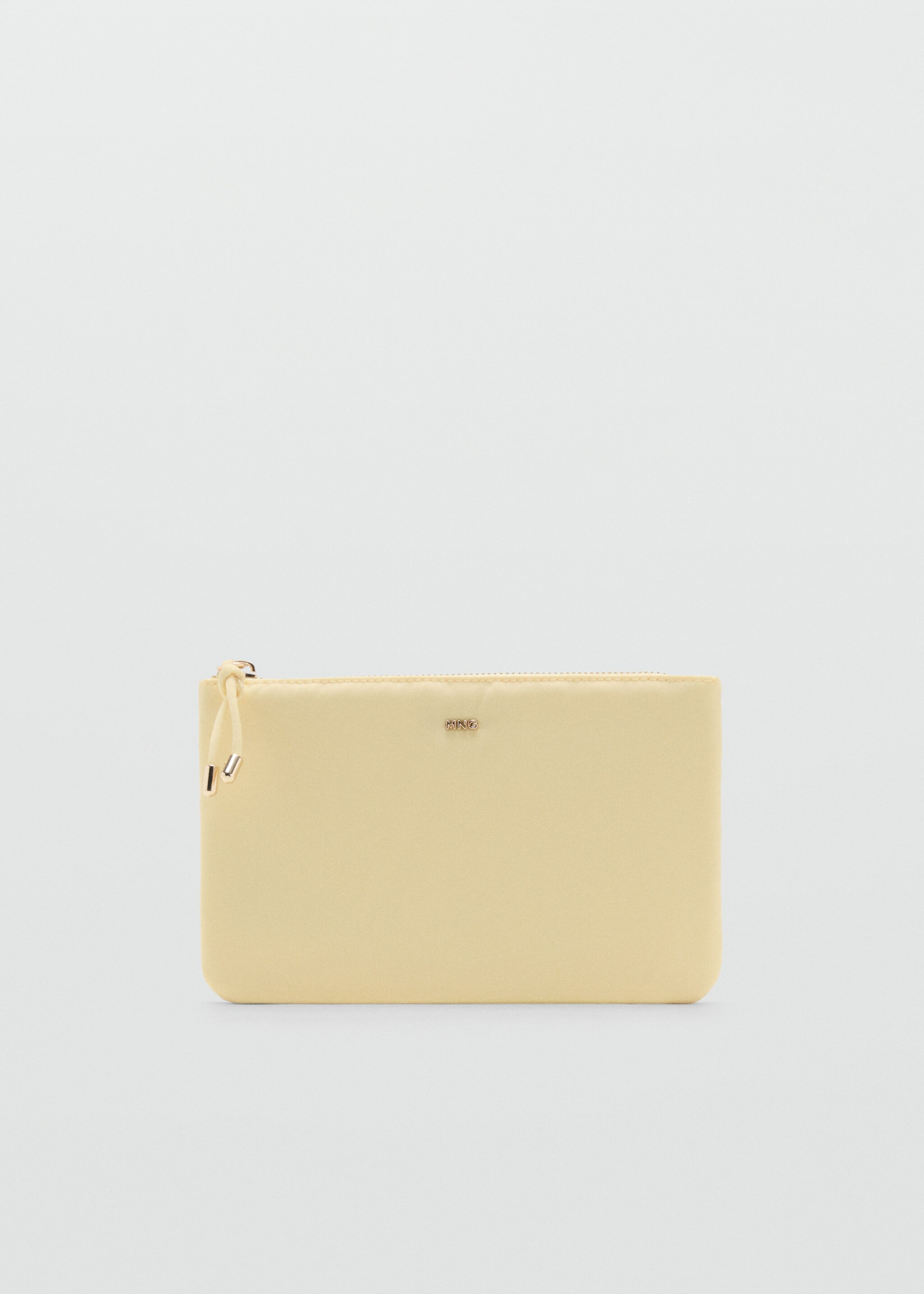 Zipped nylon cosmetics bag - Article without model